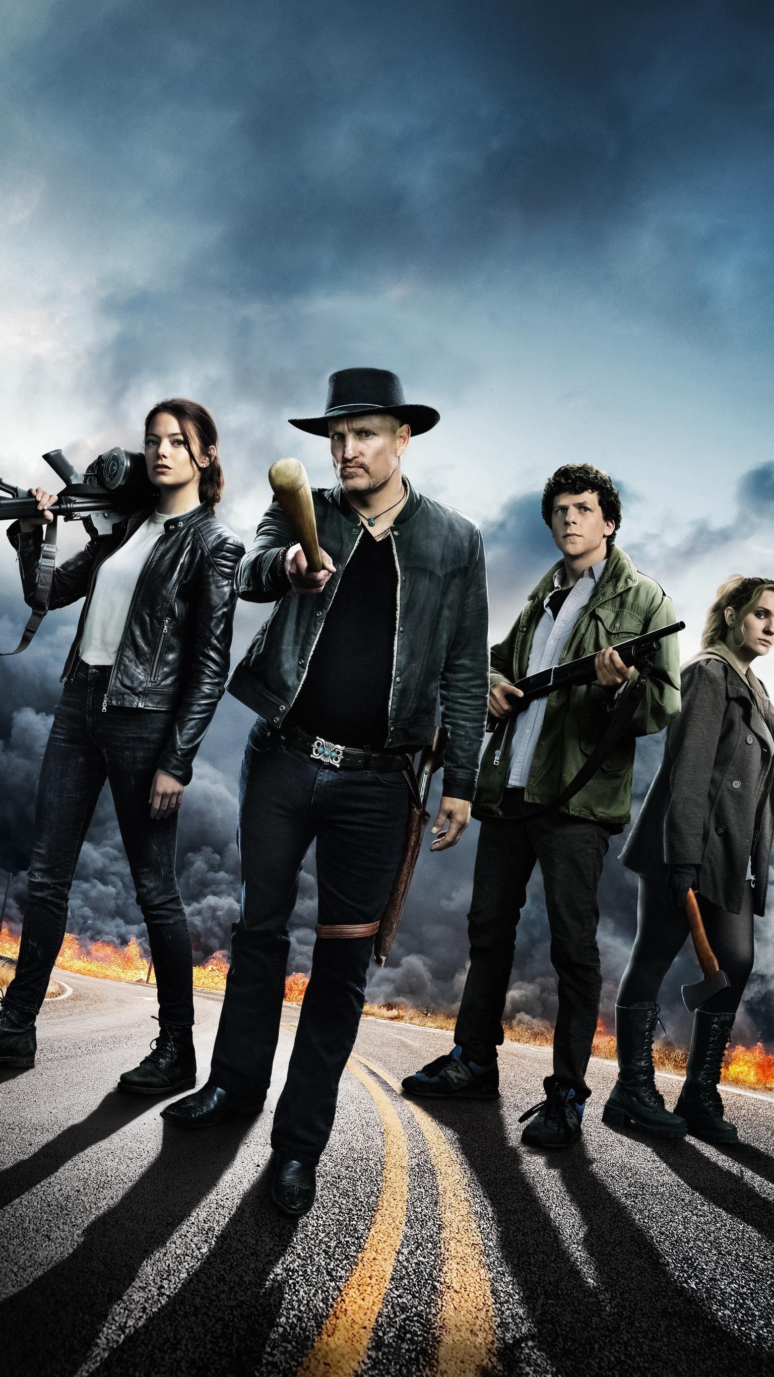 1536x2732 Zombieland: Double Tap (2019) Phone Wallpaper. Zombie wallpaper
