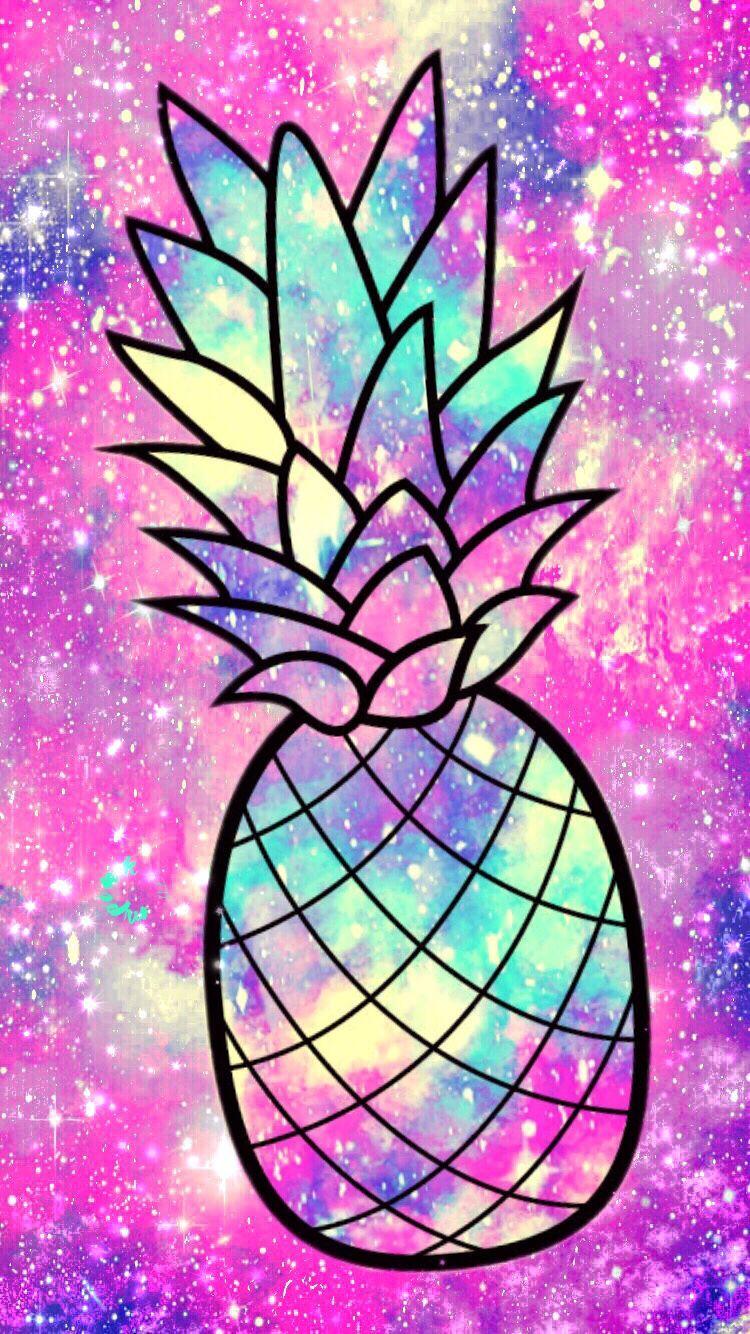 750x1334 Fruity Pineapple Galaxy IPhone Android Wallpaper I Created For