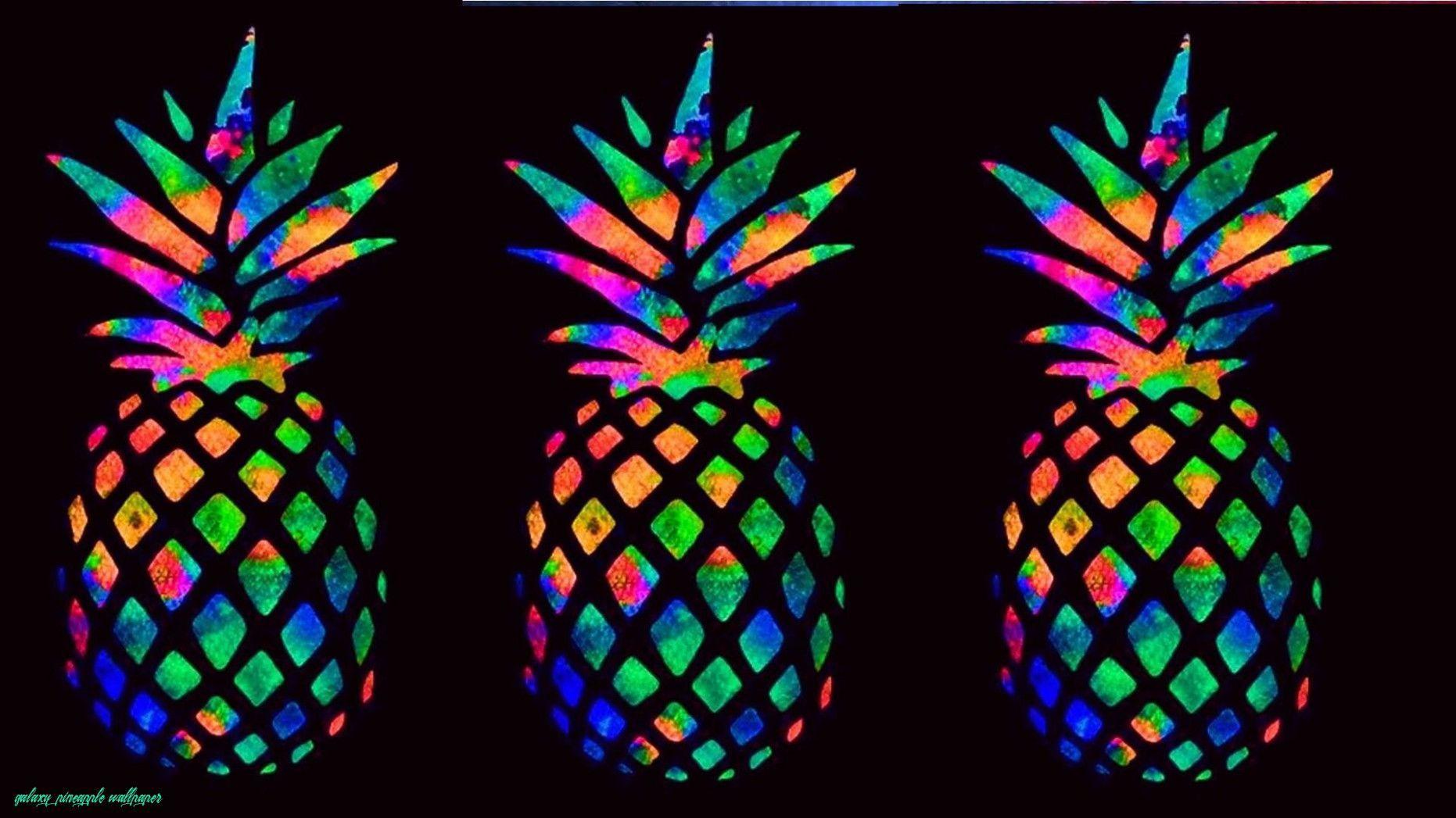 1862x1047 Understand The Background Of Galaxy Pineapple Wallpaper Now