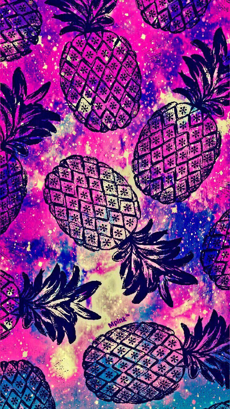 750x1334 Cute Fruity Pineapple IPhone Android Wallpaper #pineapple #fruit