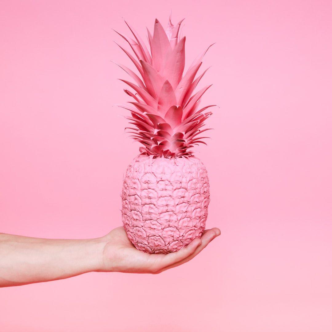 1080x1080 Wallpaper Pineapple Pink