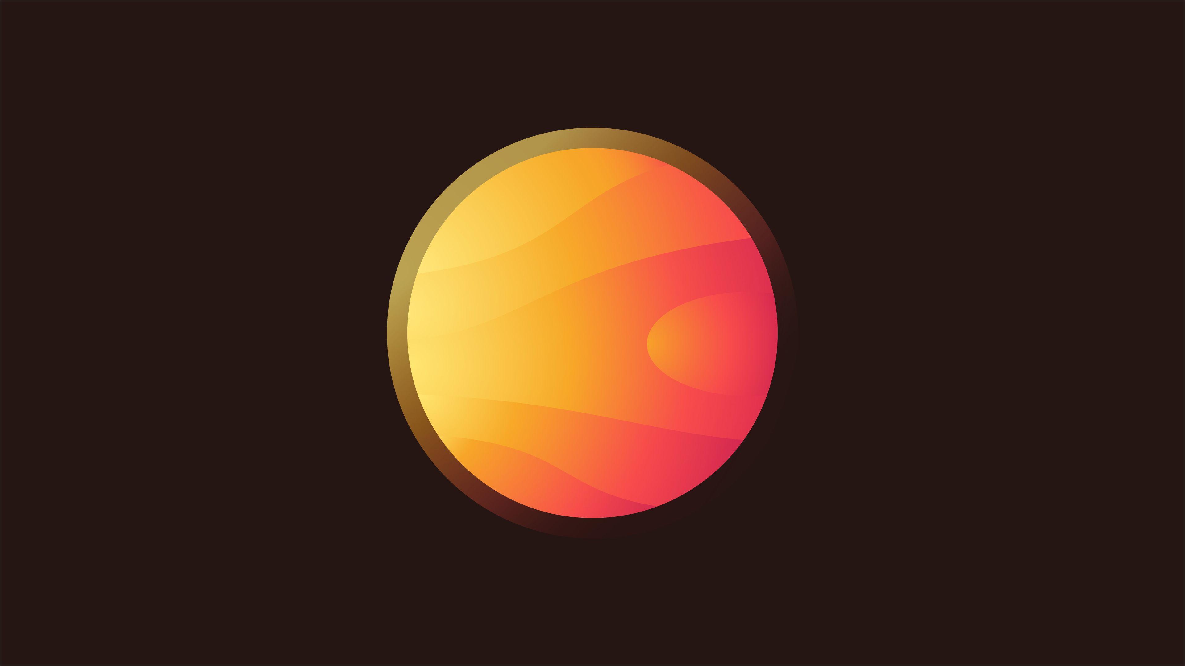 3840x2160 Wallpaper 4k 4k Sun Planet Minimalist 4k Wallpaper, Artist