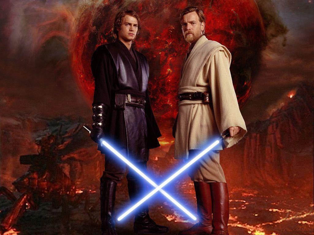 Anakin Vs Obi Wan Wallpapers Top Free Anakin Vs Obi Wan Backgrounds Wallpaperaccess