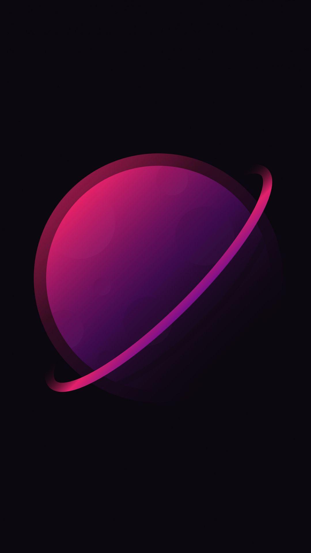 1080x1920 Saturn, planet, abstract, minimalist wallpaper. Minimalist