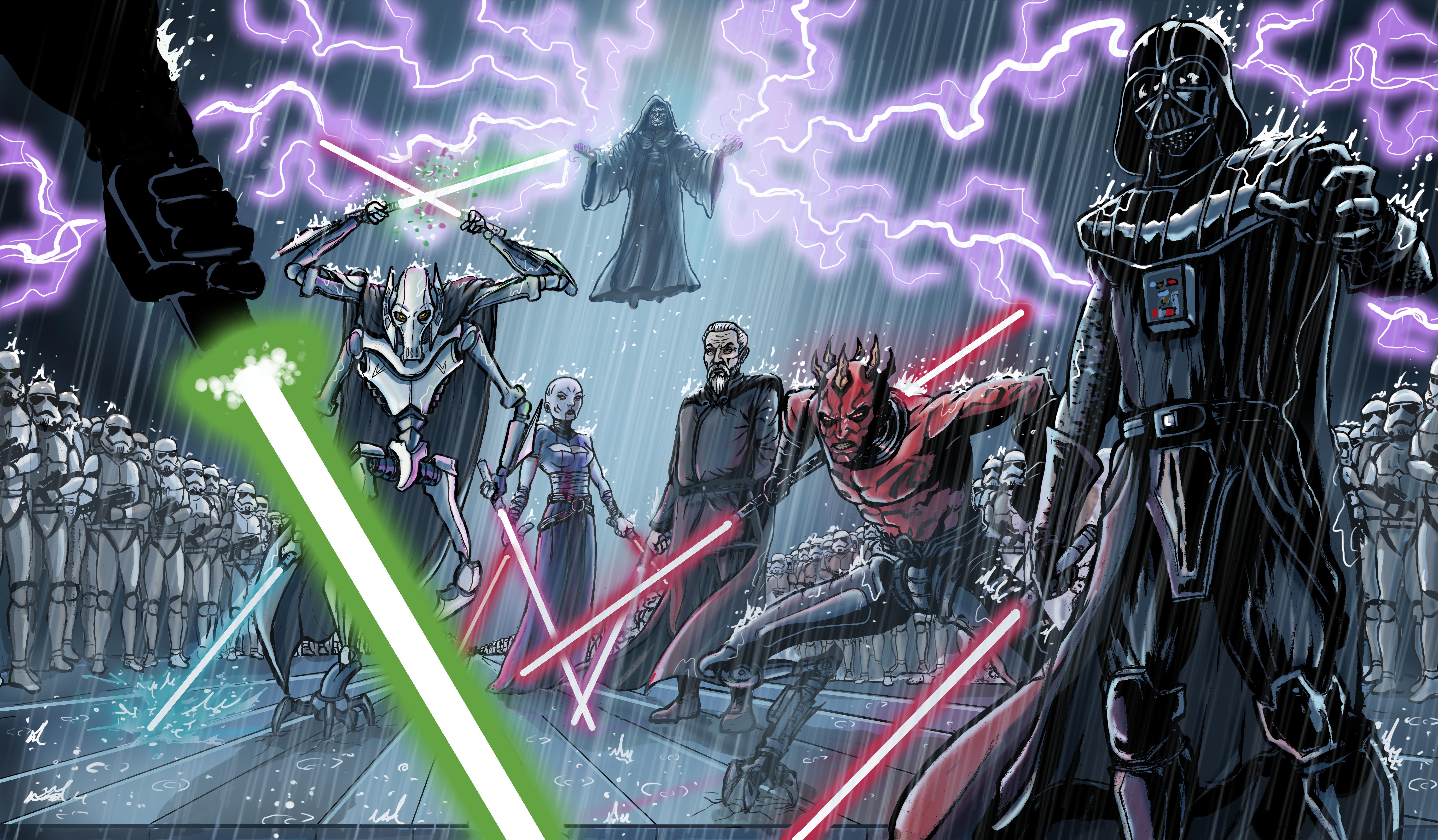 6000x3507 Grievous Wallpaper