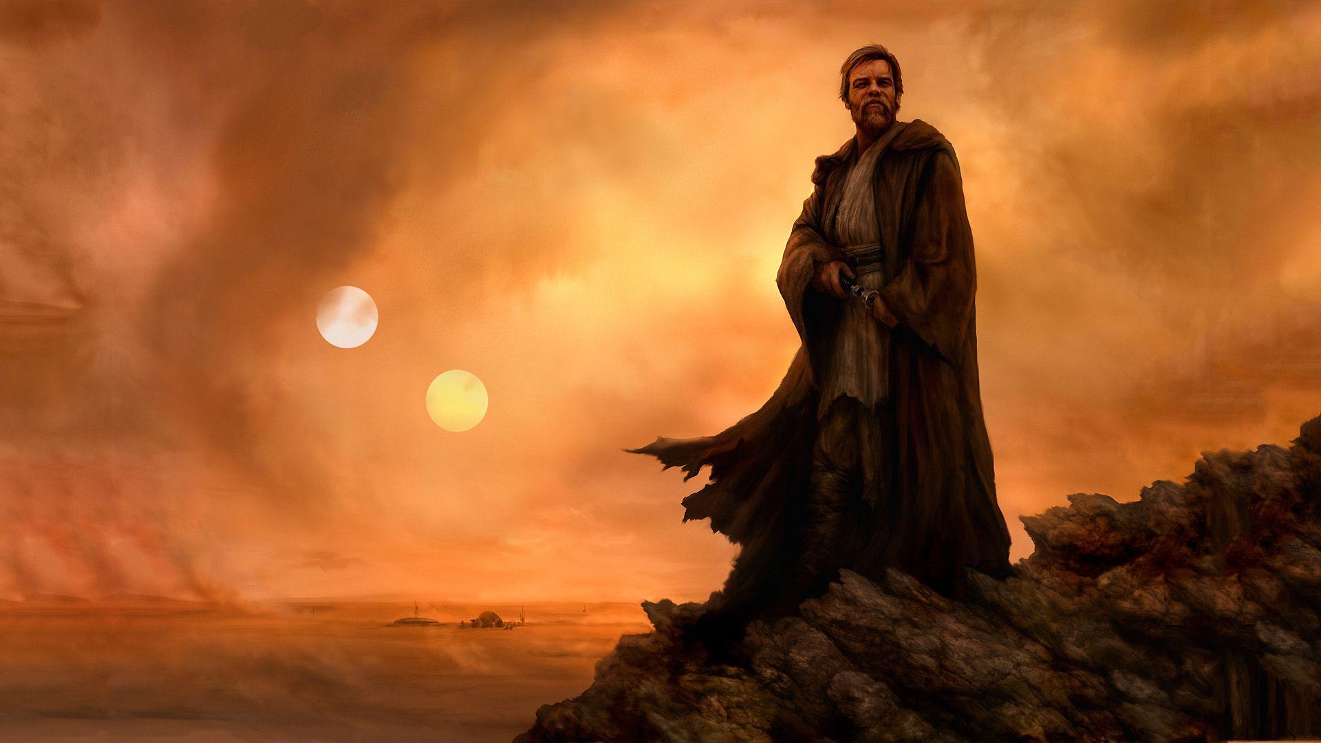 Download Obi Wan Kenobi And Anakin Sywalker Wallpaper  Wallpaperscom