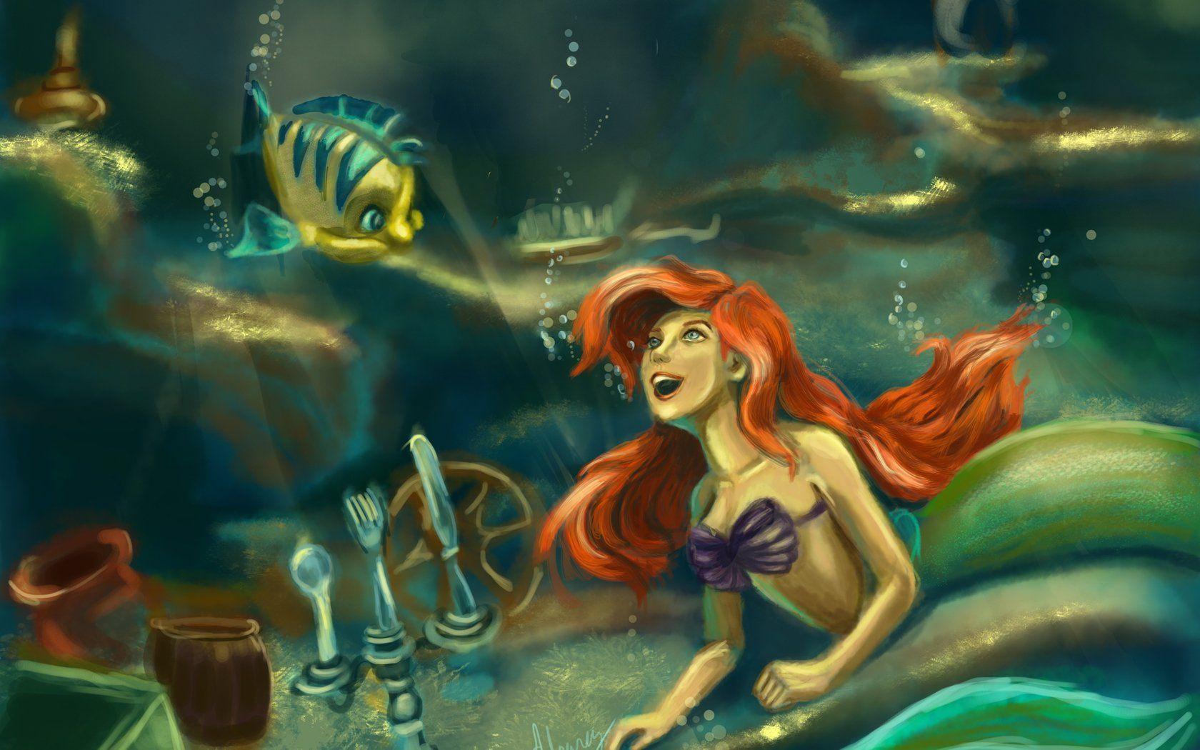 1680x1050 The Little Mermaid HD Wallpaper