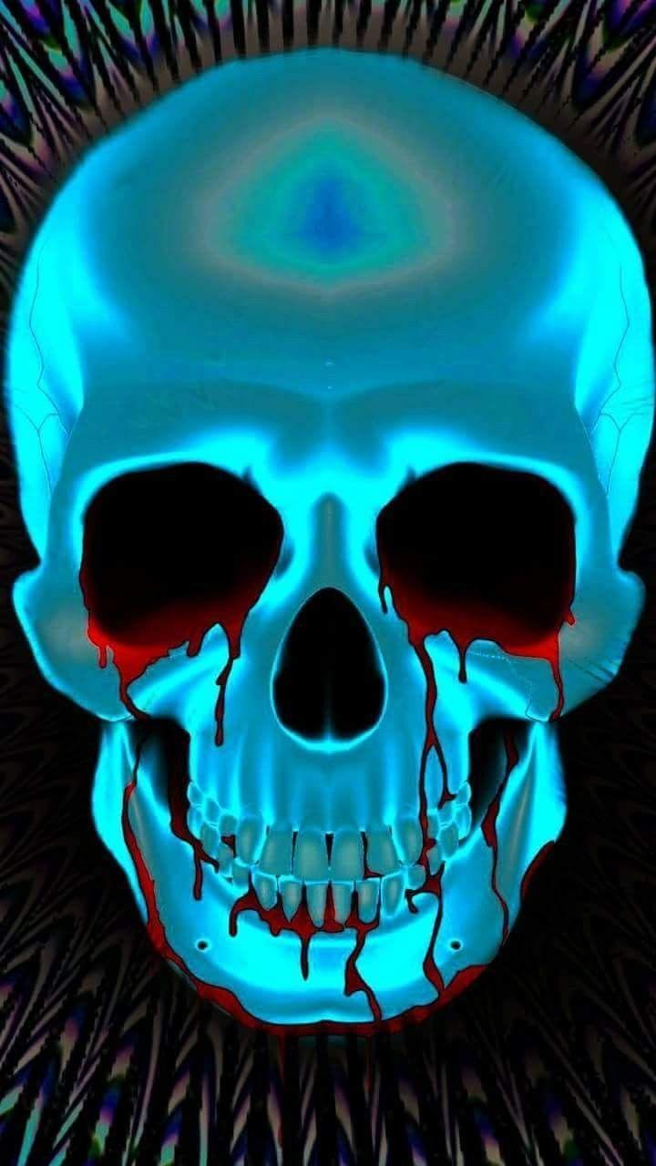 720x1280 HE NEEDS NO EYES TO SEE. HE IS ALIEN. Skull picture, Skull