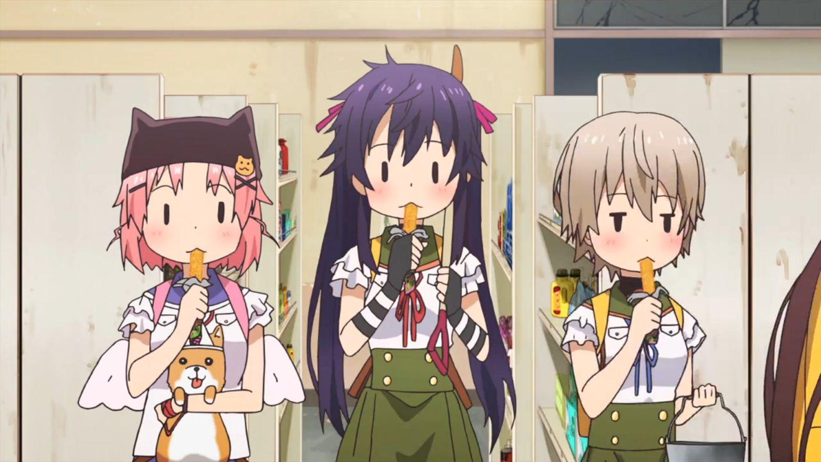 1600x900 Gakkou Gurashi: Looking Back