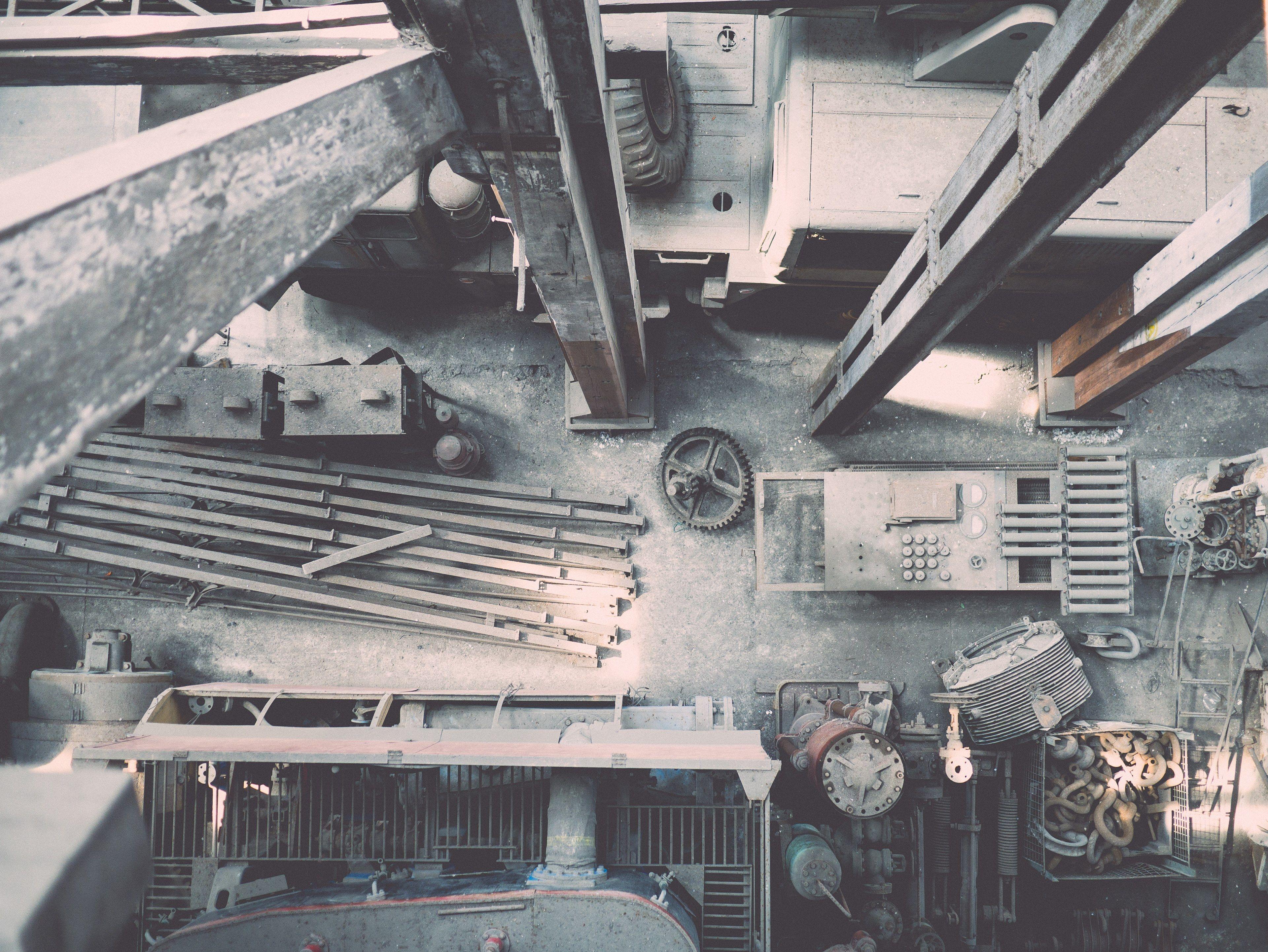 3840x2883 industrial machinery factory and manufacturing HD 4k wallpaper
