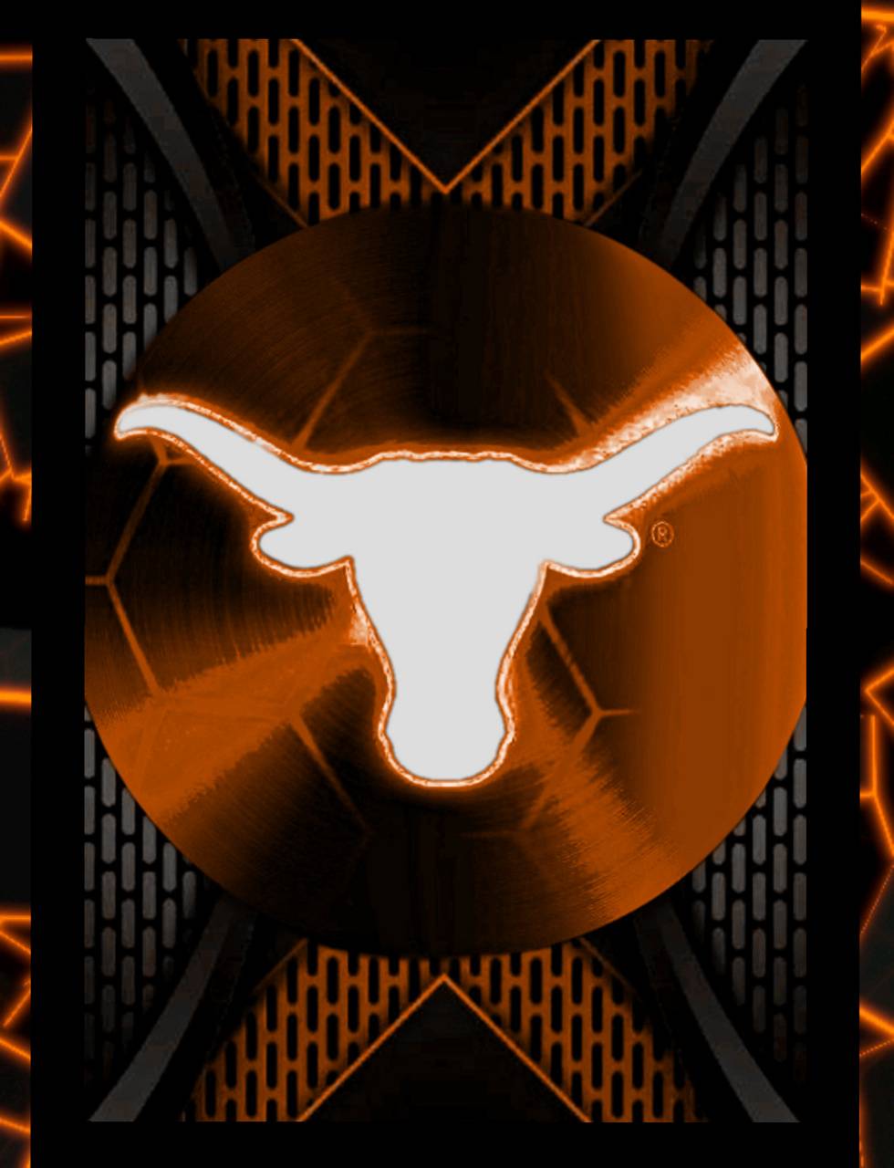 Download Texas Iphone Orange Background Longhorns Wallpaper  Wallpaperscom