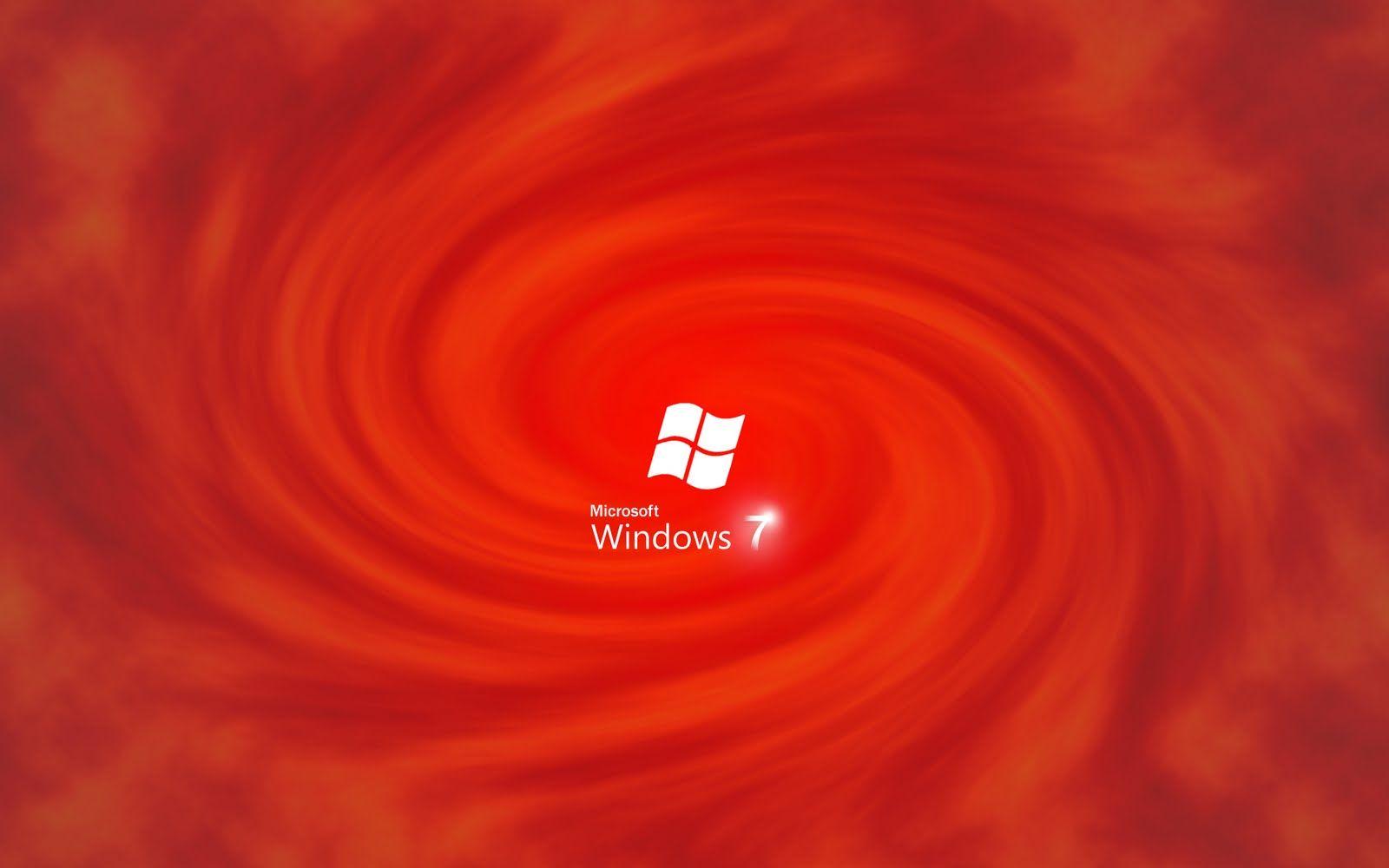 1600x1000 Free download Wallpaper Pack Bright Red Theme Windows Seven