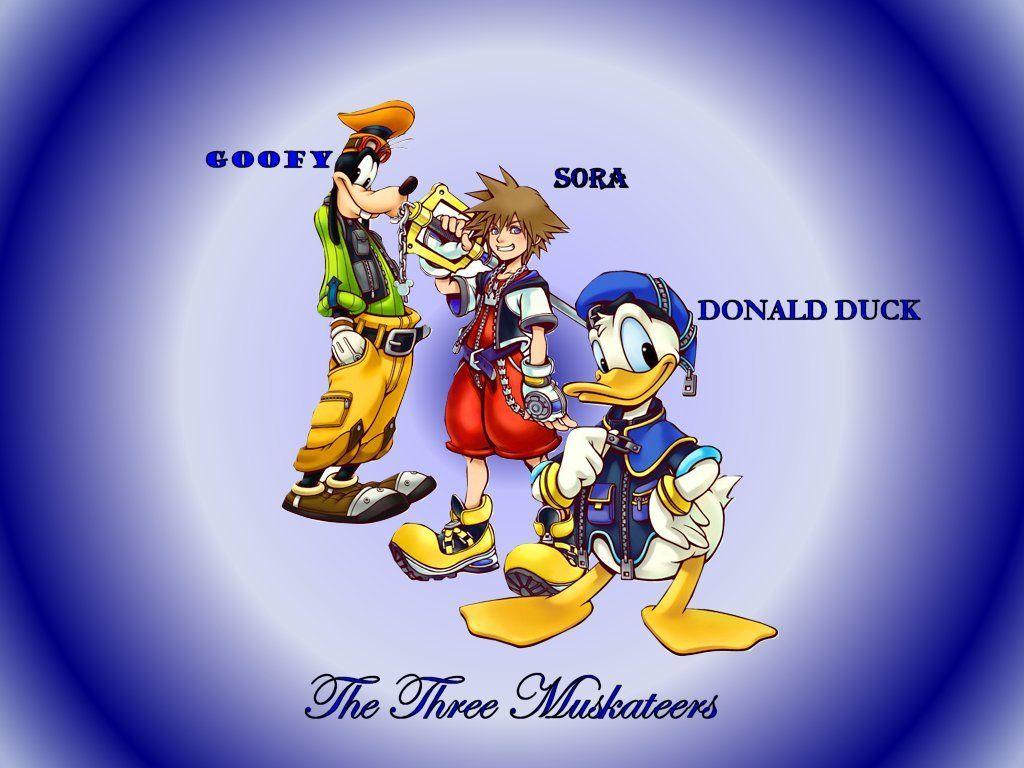 1024x768 Goofy. Sora Donald Goofy Wallpaper, Goofy Disney Characters