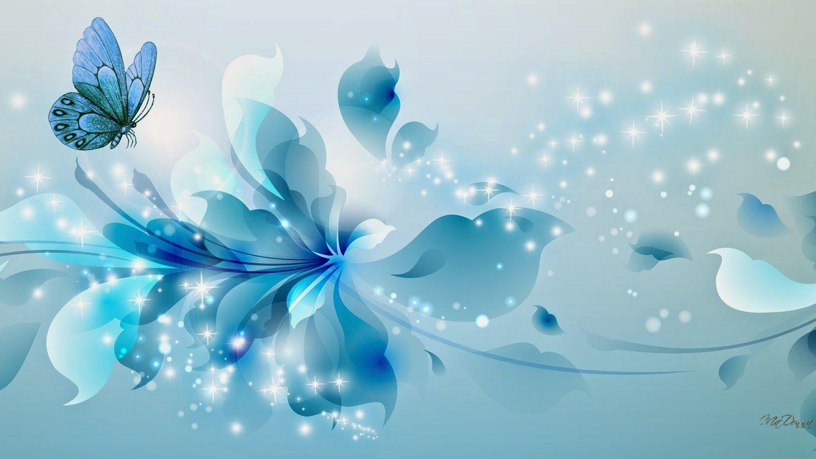 blue butterfly abstract backgrounds