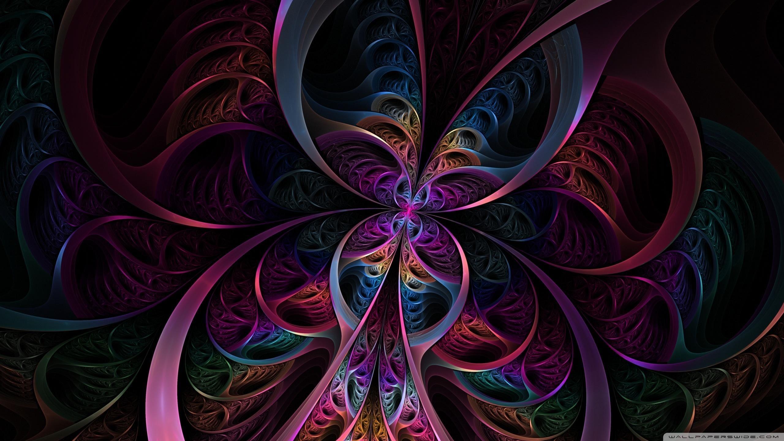 2560x1440 Psychedelic Colors Butterfly #Abstract #Abstraction #Butterfly