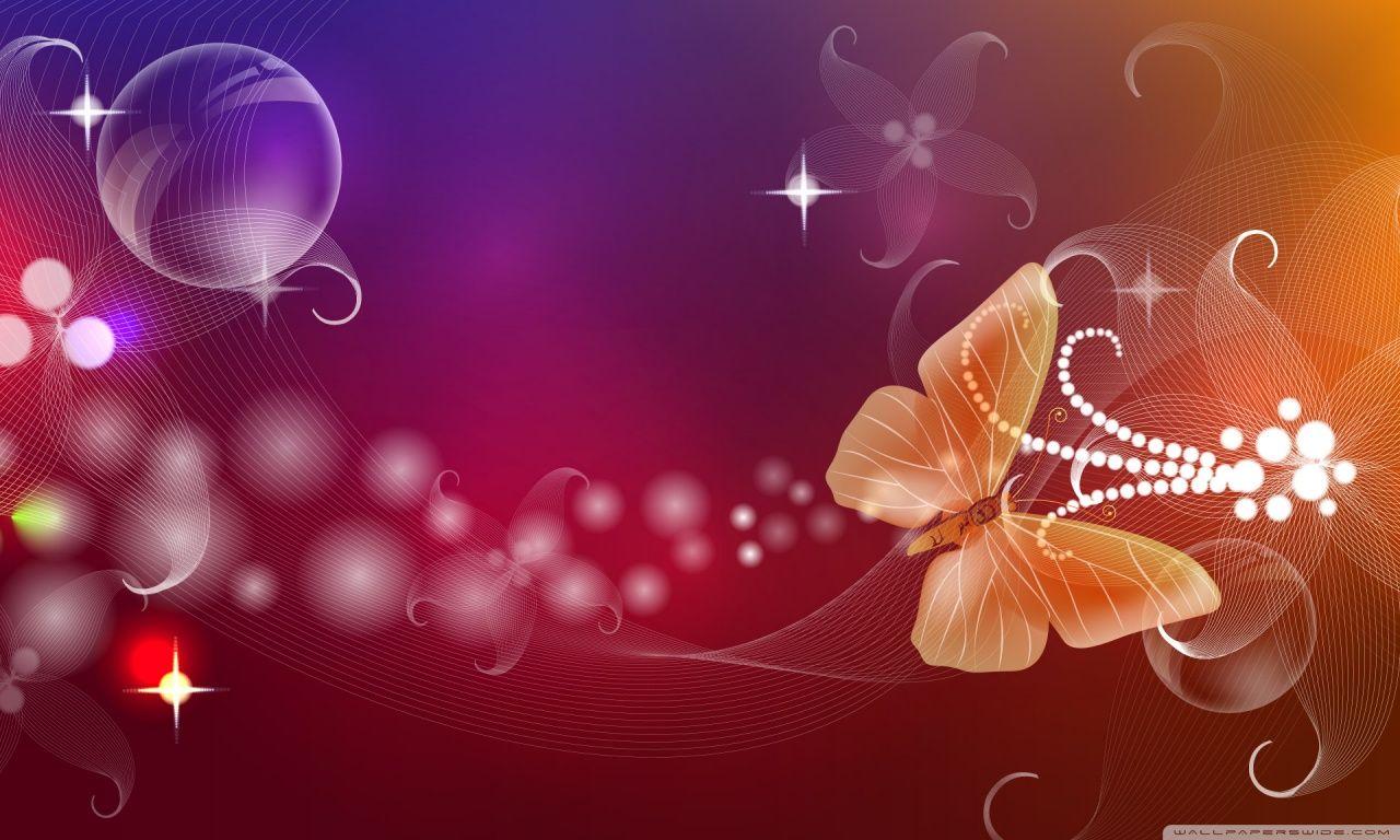 1280x768 Abstract Butterfly Illustration ❤ 4K HD Desktop Wallpaper for 4K