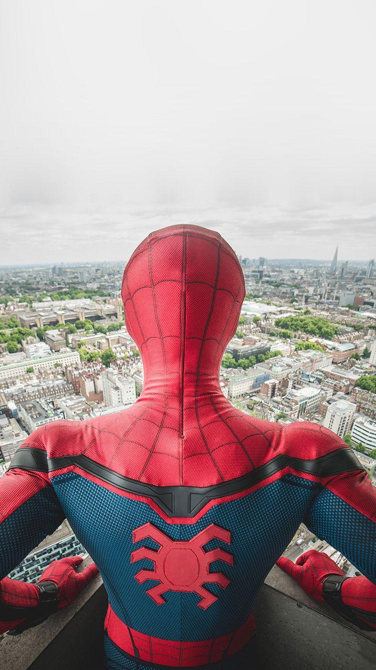 750x1334 Spiderman Hero Marvel Illustration Art