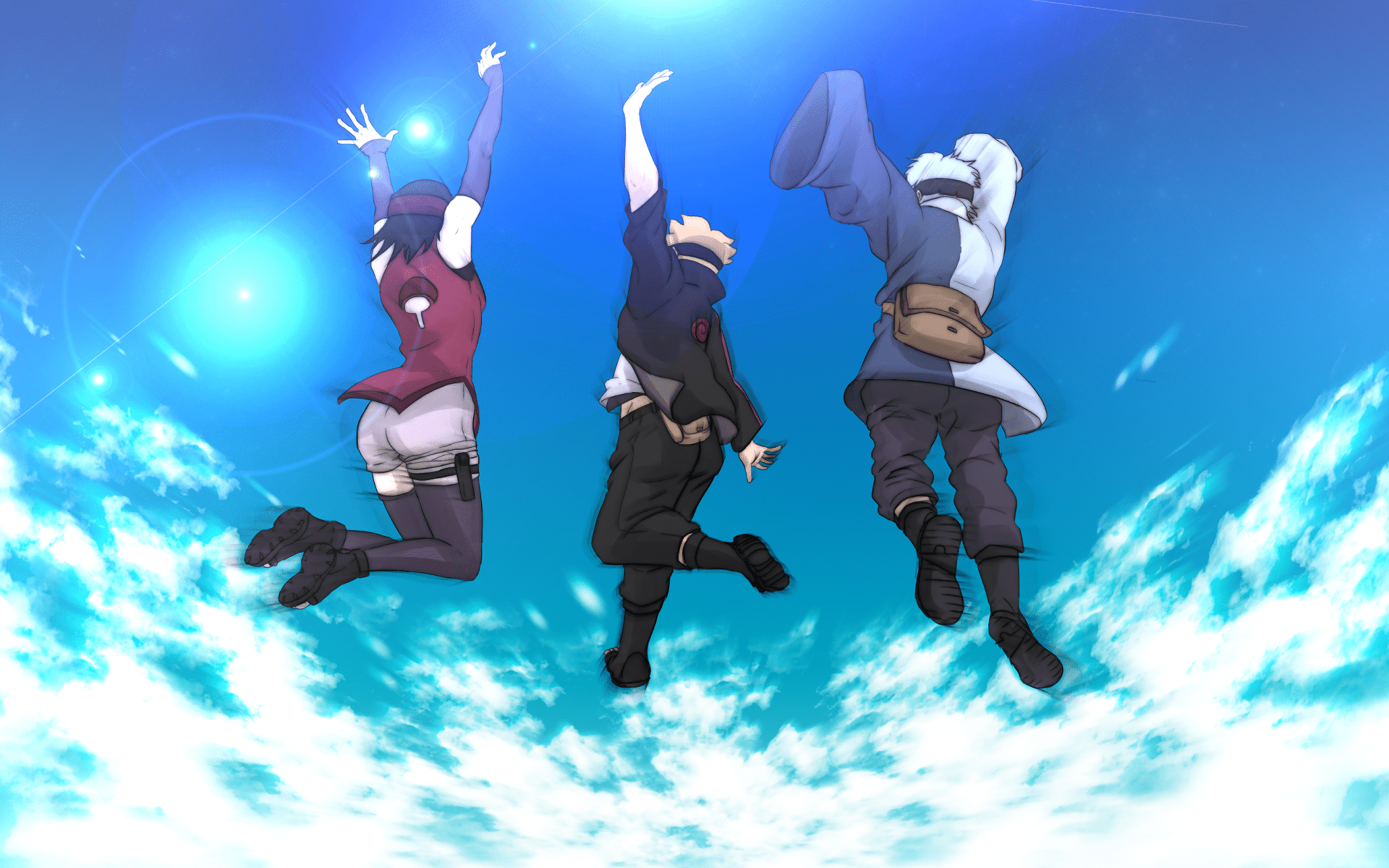 1920x1200 Anime Boruto Boruto Uzumaki Sarada Uchiha Mitsuki Wallpaper