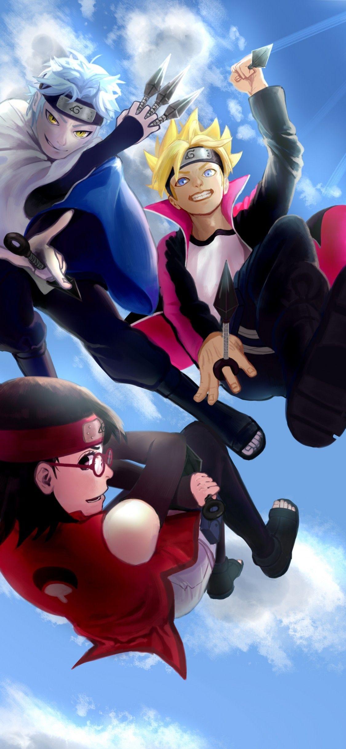 1125x2436 Download 1125x2436 Boruto, Mitsuki, Uchiha Sarada, Naruto Wallpaper for iPhone 11 Pro & X