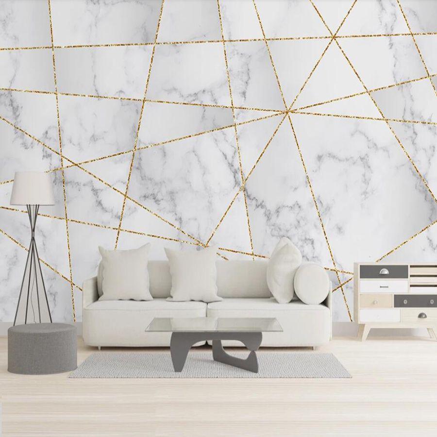 900x900 Dropship Custom 3D Mural Wallpaper Modern Minimalist Geometric