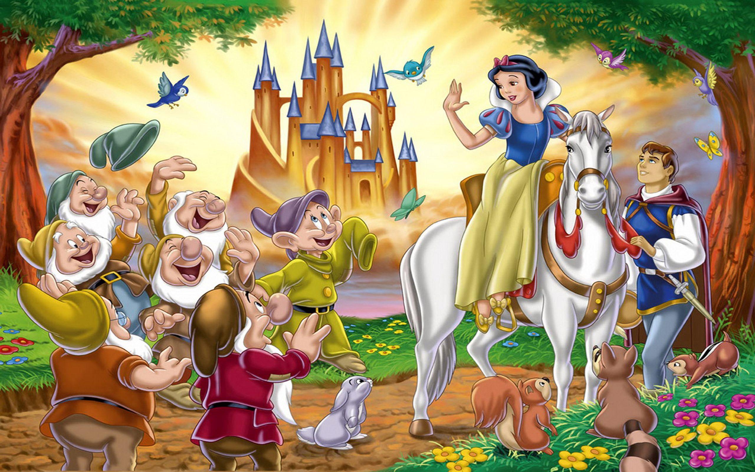 2560x1600 Snow White And The Seven Dwarfs Wallpaper