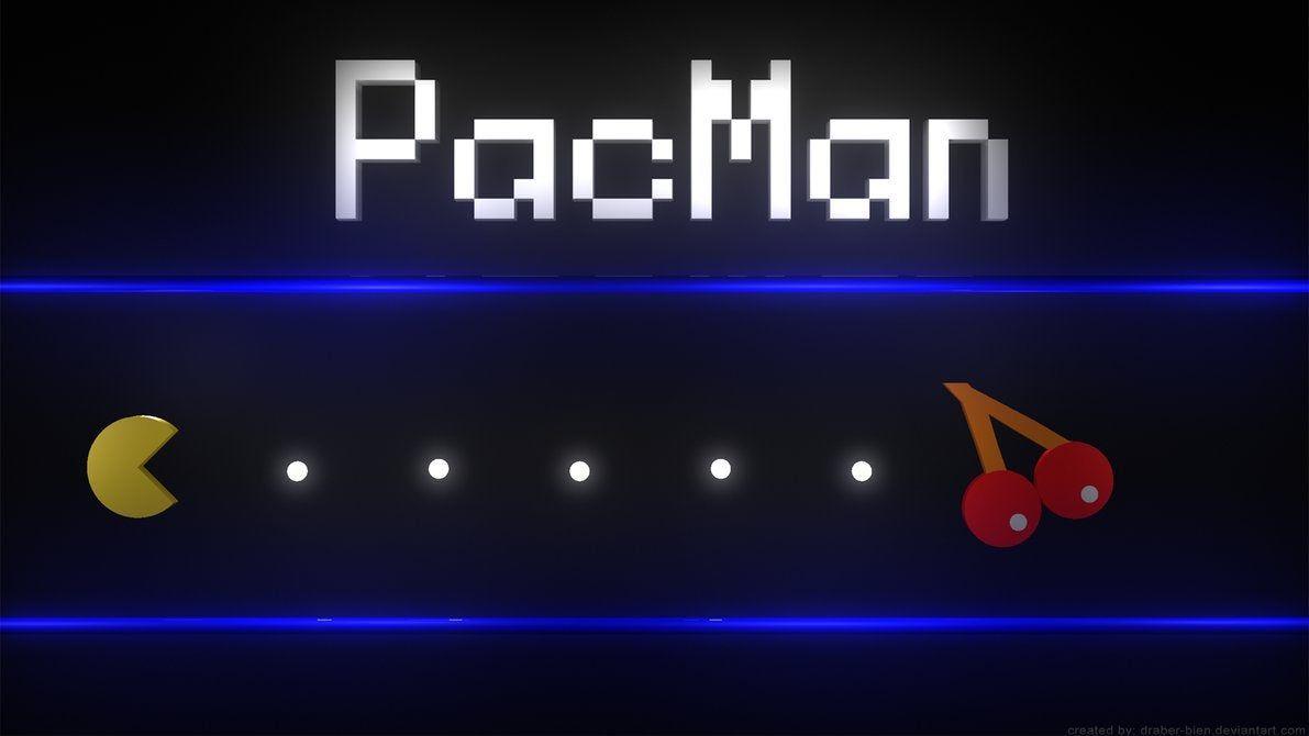 1191x670 Simplistic PacMan 3D render, enjoy! [1920x1080] [OC]