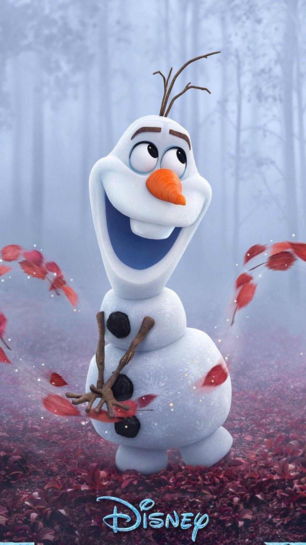 1242x2208 iPhone X wallpaper. frozen olaf cute disney film art