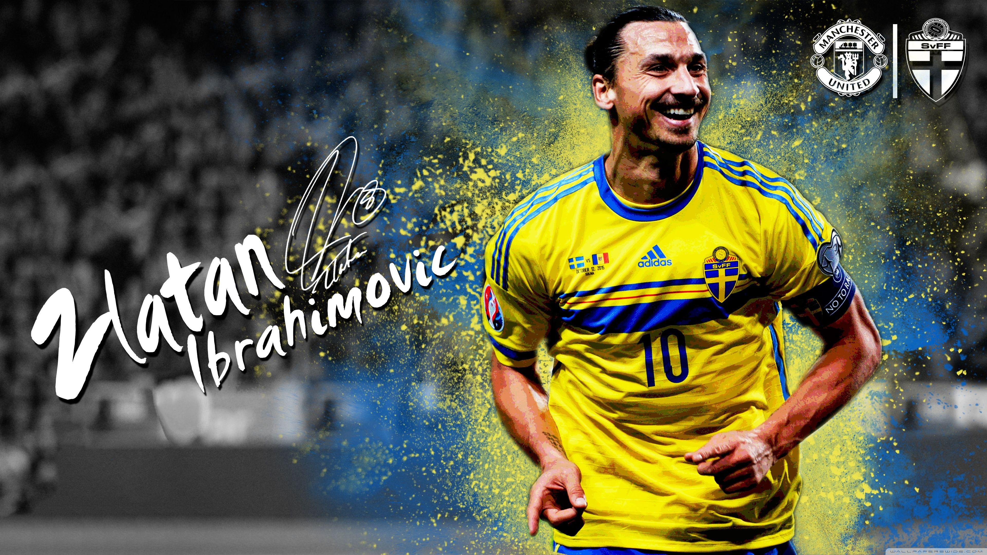 3840x2160 Zlatan Ibrahimovic Sweden Ultra HD Desktop Background