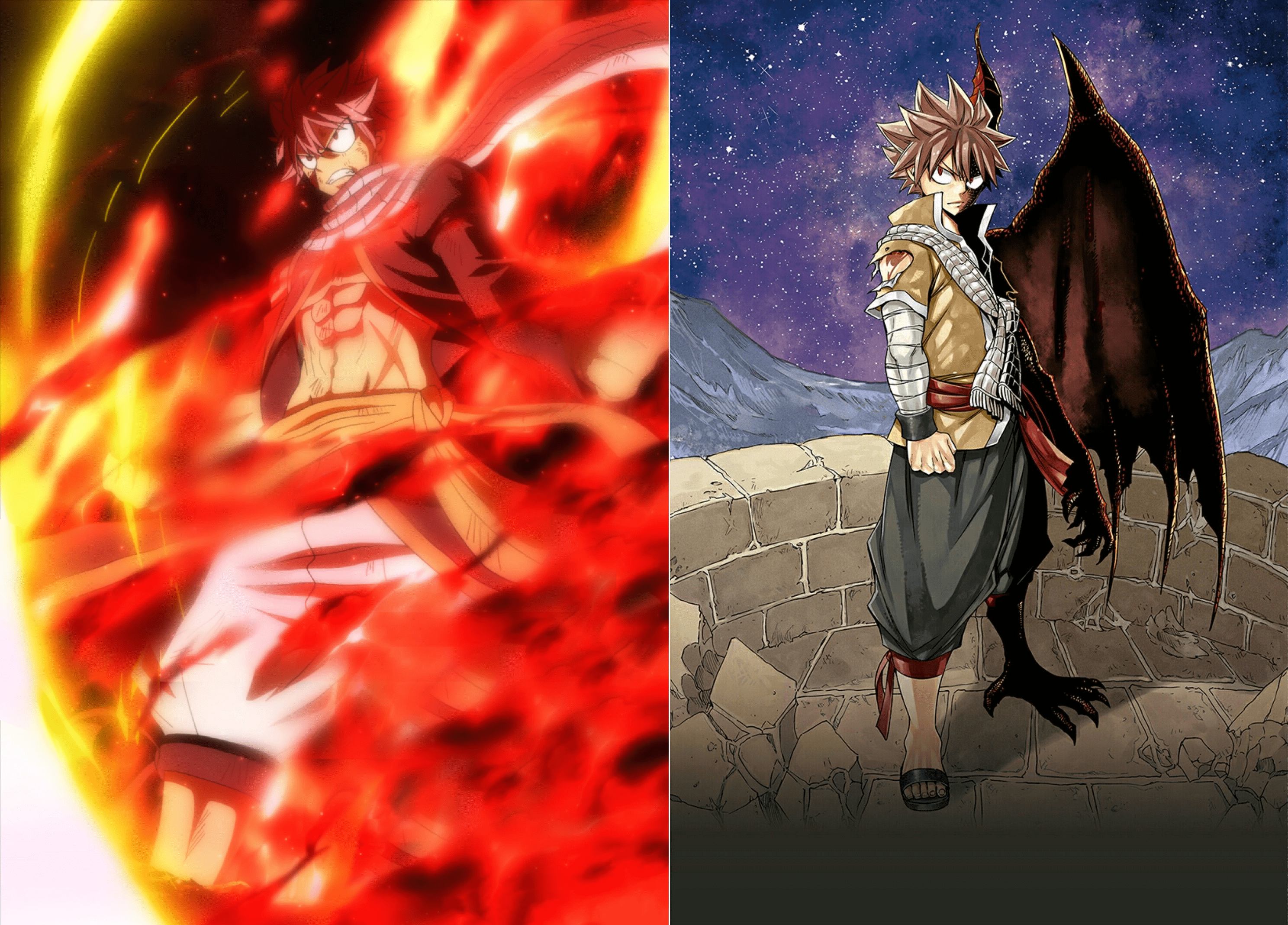 2976x2136 Flames of Igneel vs Half dragon