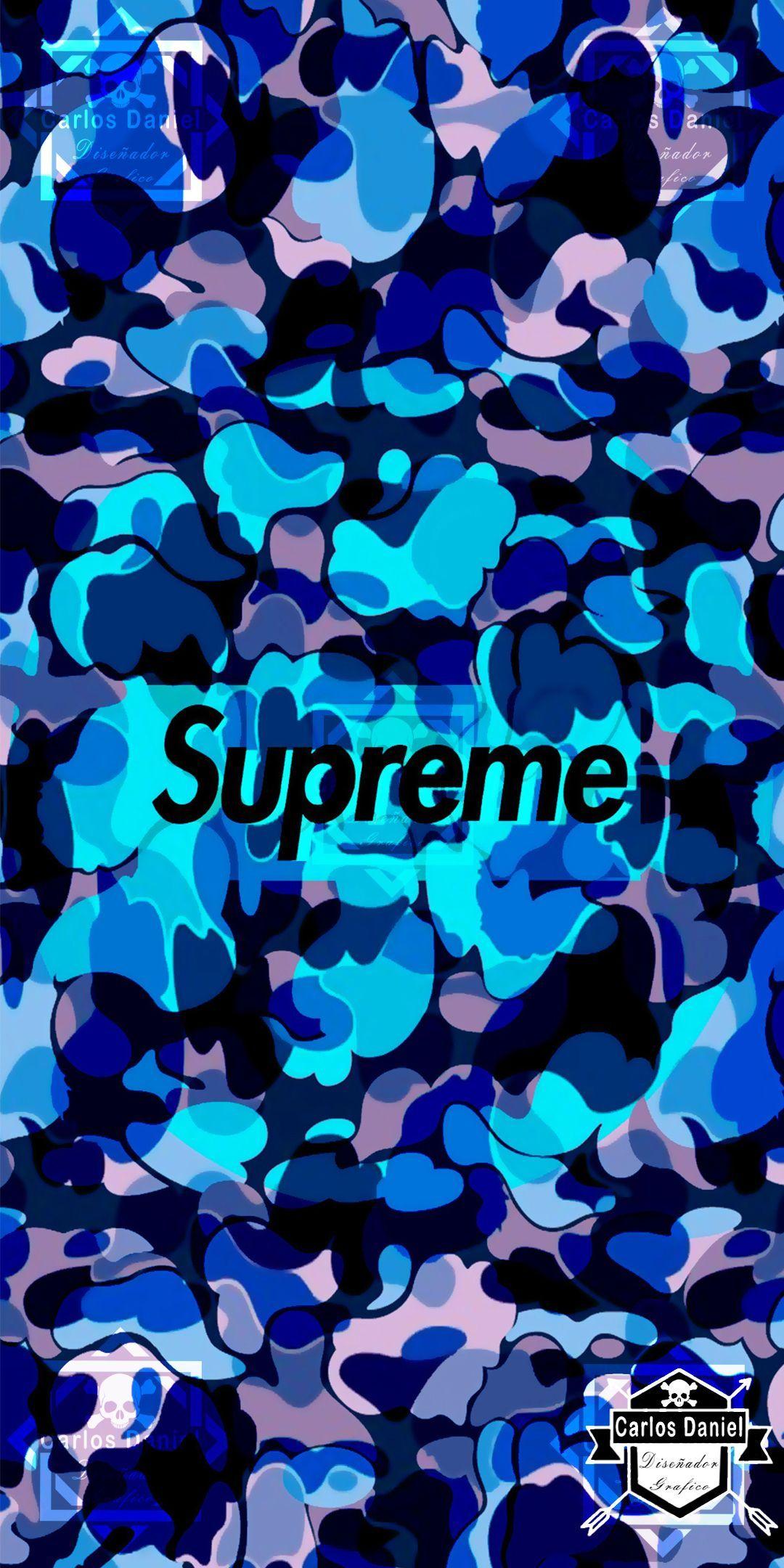 Blue And White Supreme Wallpapers Top Free Blue And White Supreme Backgrounds Wallpaperaccess