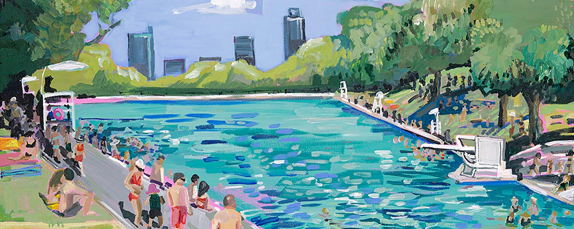 2000x800 August Phone + Desktop Wallpaper Downloads by Austin Artist Rachel
