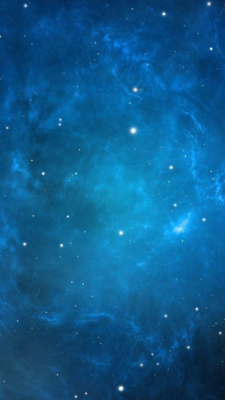 750x1334 Wallpaper Blue space, stars, light 2560x1600 HD Picture, Image