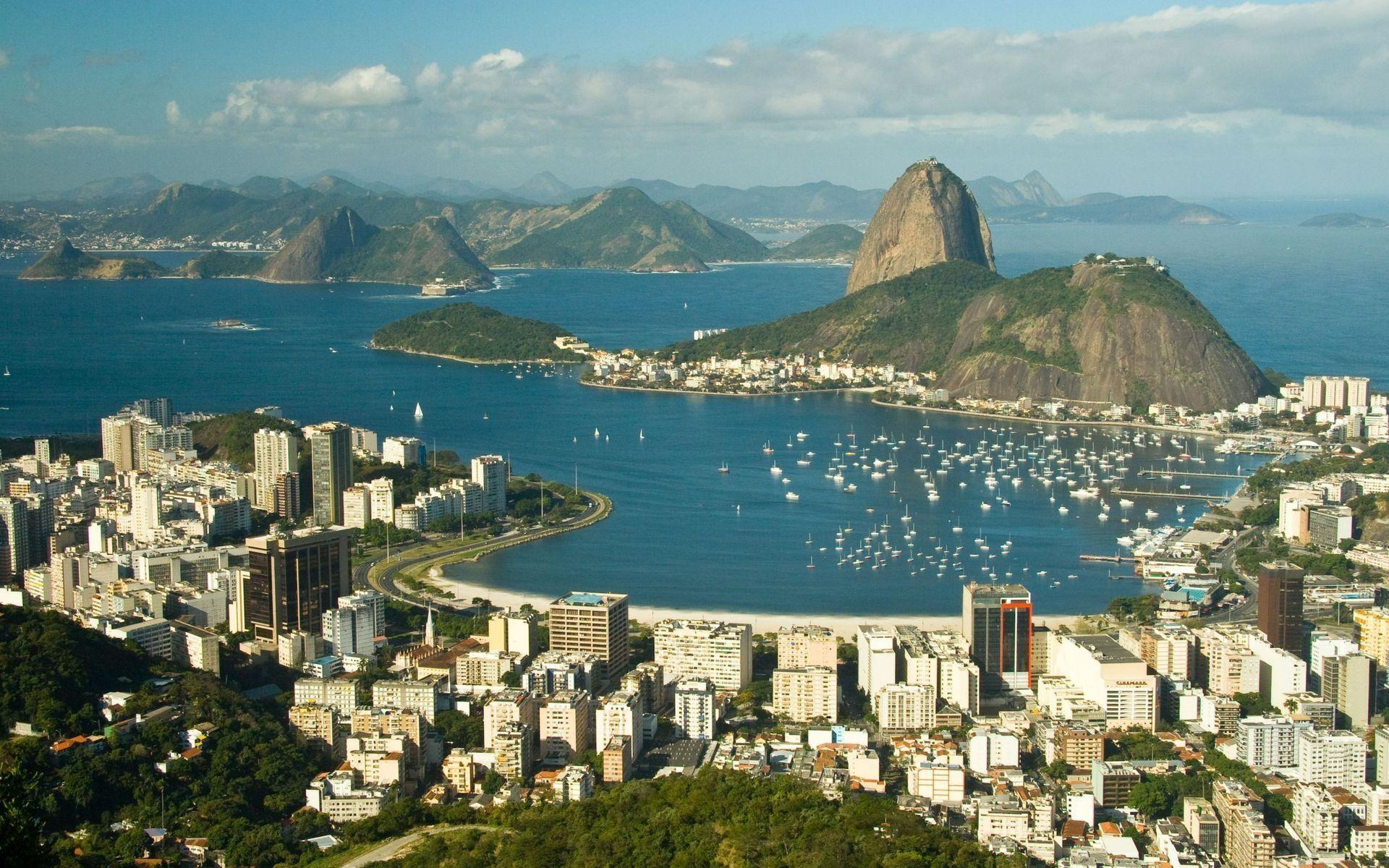 1920x1200 Wallpaper rio de janeiro, brazil, sugarloaf mountain desktop