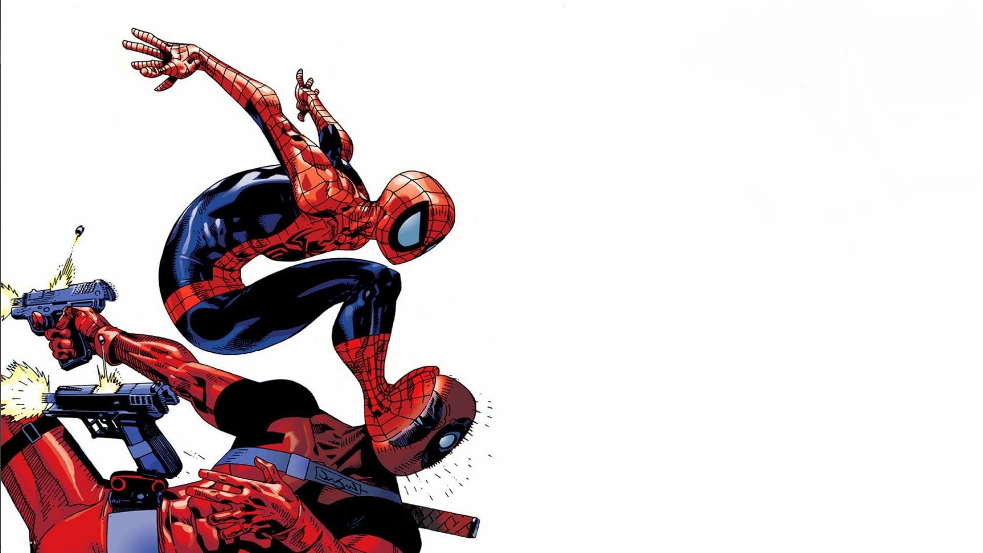 1920x1080 Spider Man And Deadpool Digital Wallpaper HD Wallpaper