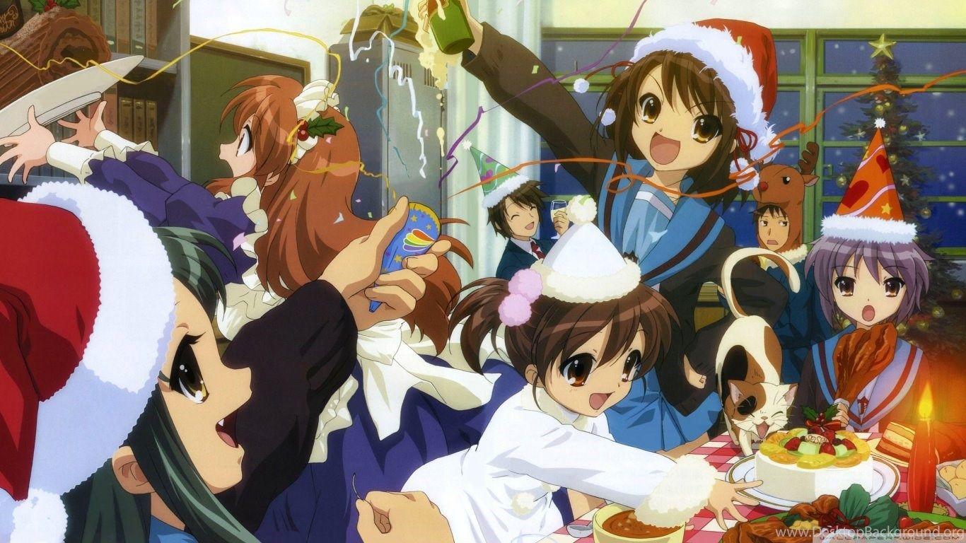 1366x768 The Melancholy Of Haruhi Suzumiya V HD Desktop Wallpaper : High