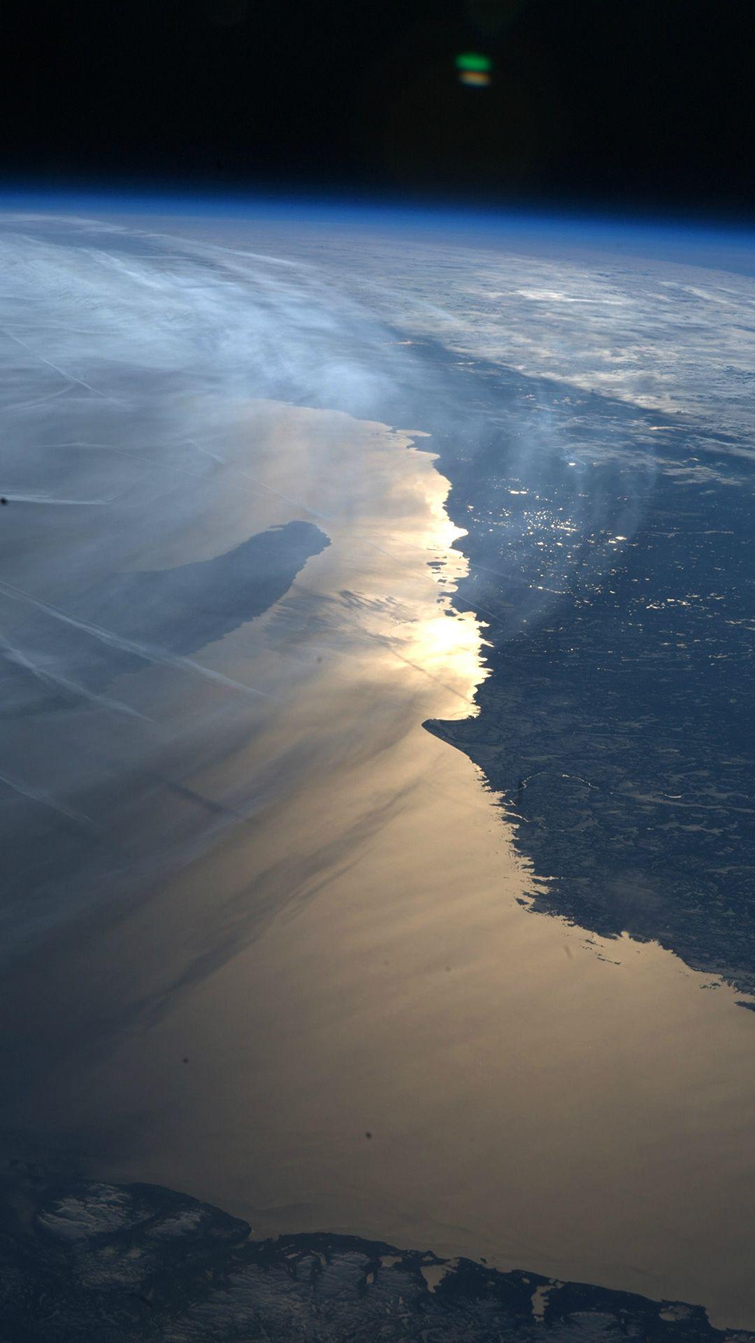 1080x1920 Earth Space View Shine Nature Sun #iPhone #wallpaper. iPhone 8