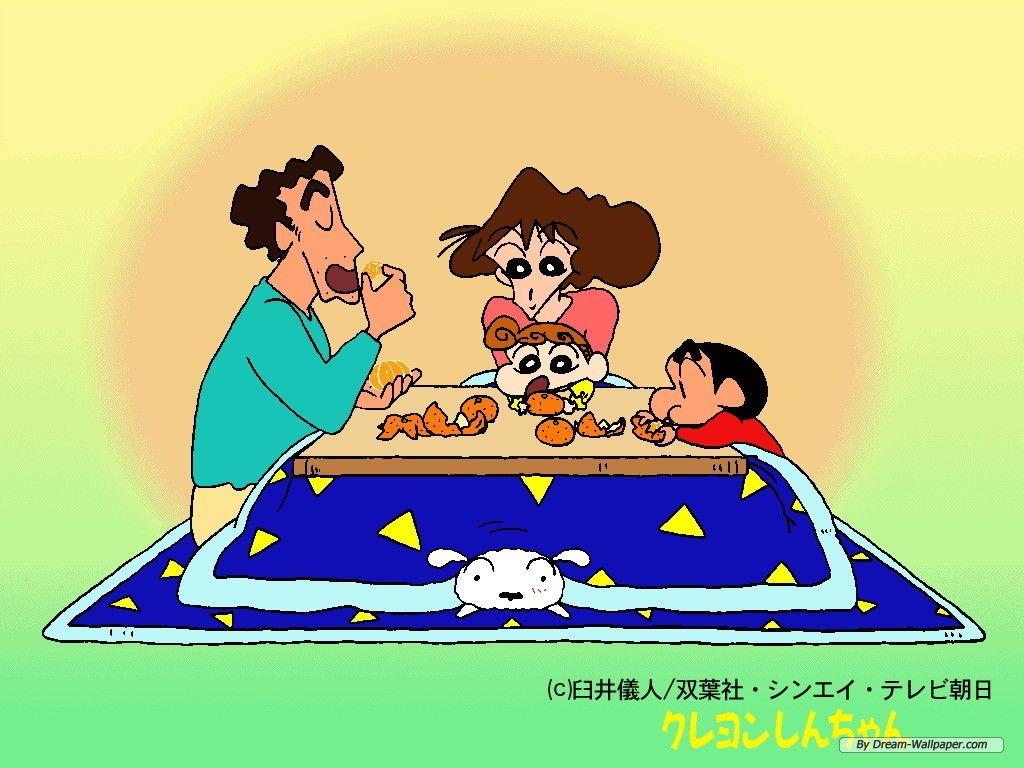 1024x768 Free Cartoon Wallpaper Chan And Family