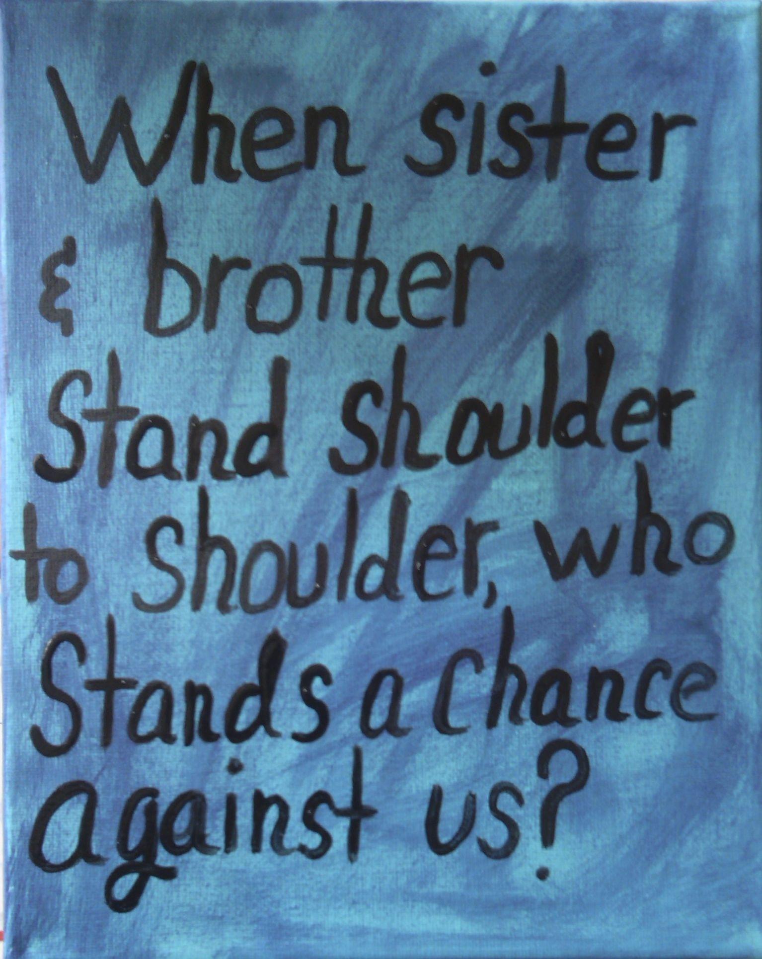 1534x1931 When sister & brother stand shoulder to shoulder, who stands a