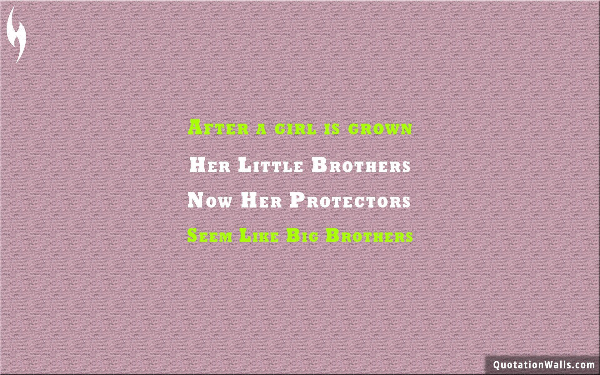 1920x1200 My Brother Is My Protector Love Wallpaper for Desktop