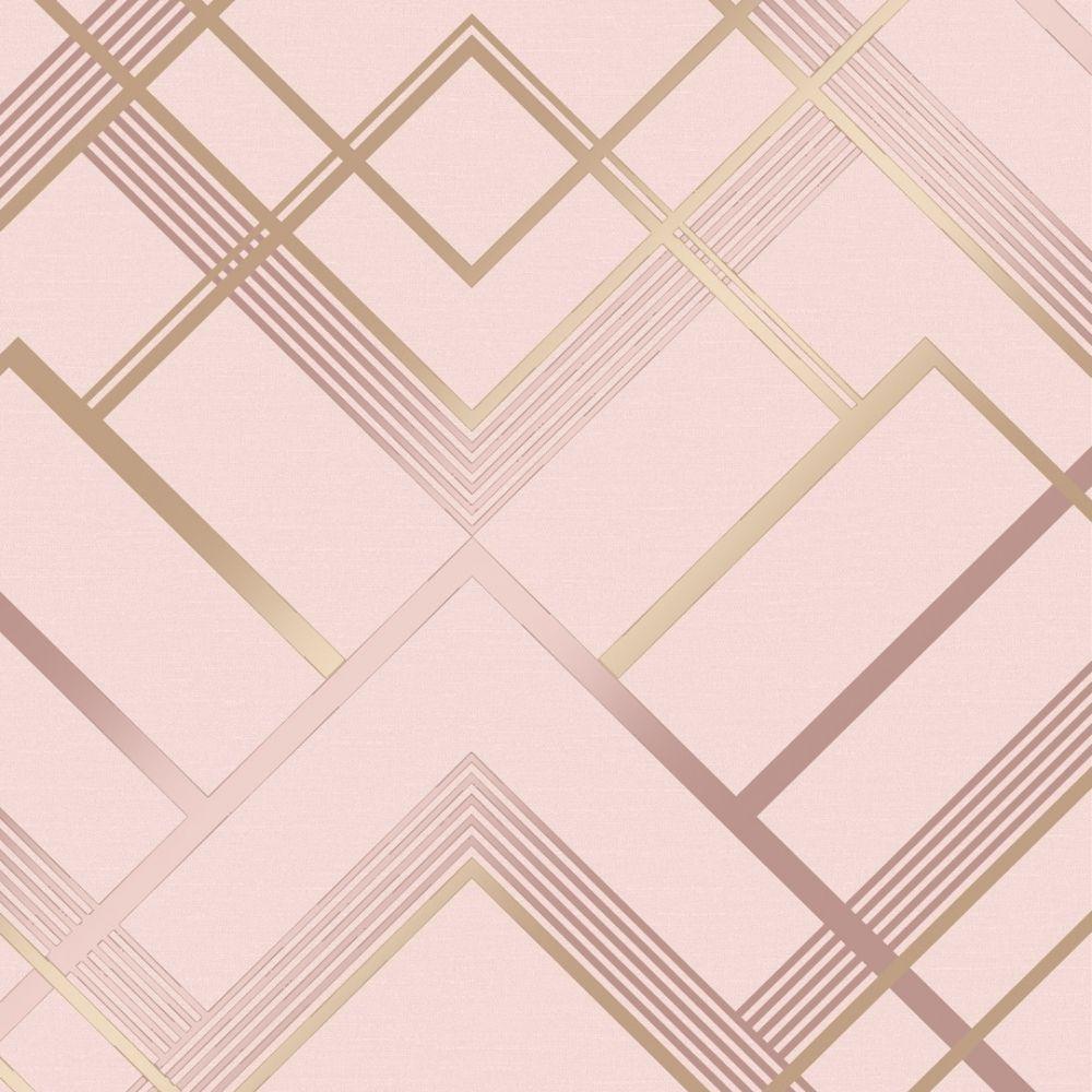 1000x1000 I Love Wallpaper Otis Geometric Wallpaper Pink from I