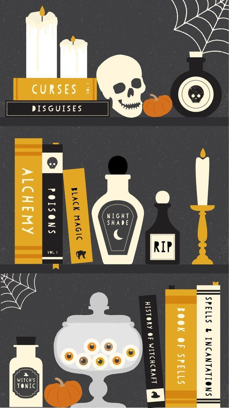 736x1310 iPhone Wallpaper Halloween