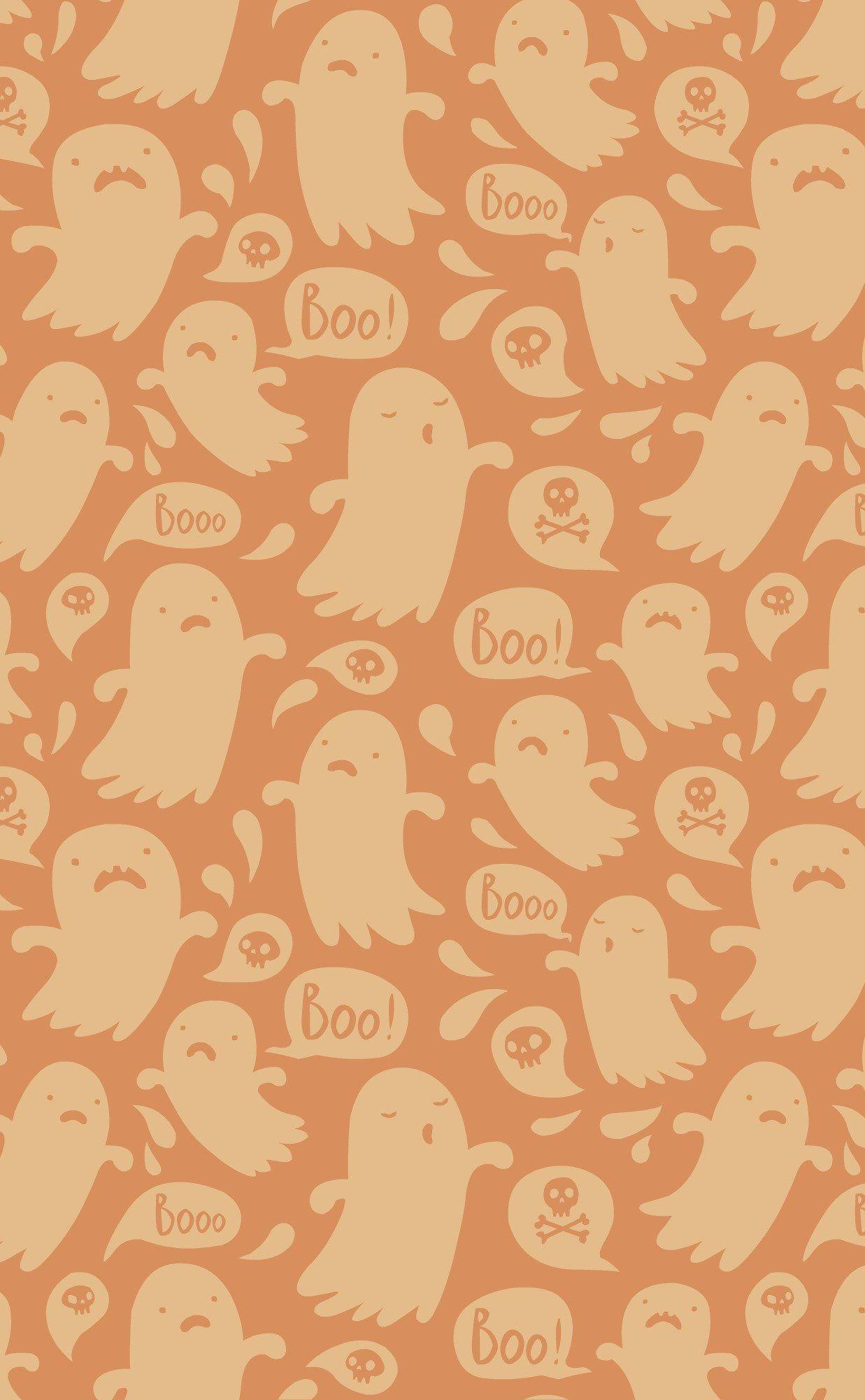 1237x2000 Cute Orange Phone Wallpaper