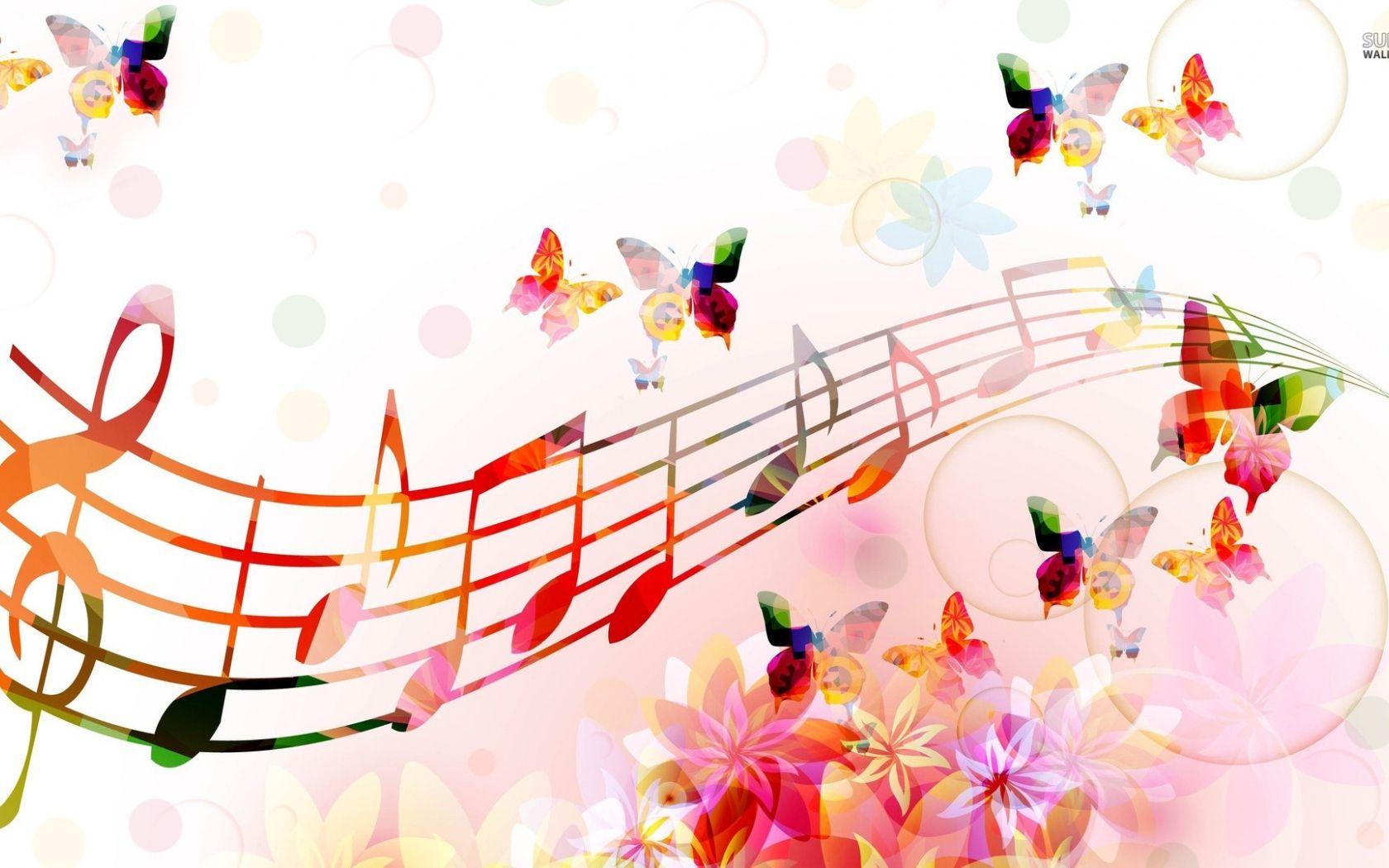 1680x1050 Free download Wallpaper Music Notes Download HD Wallpaper