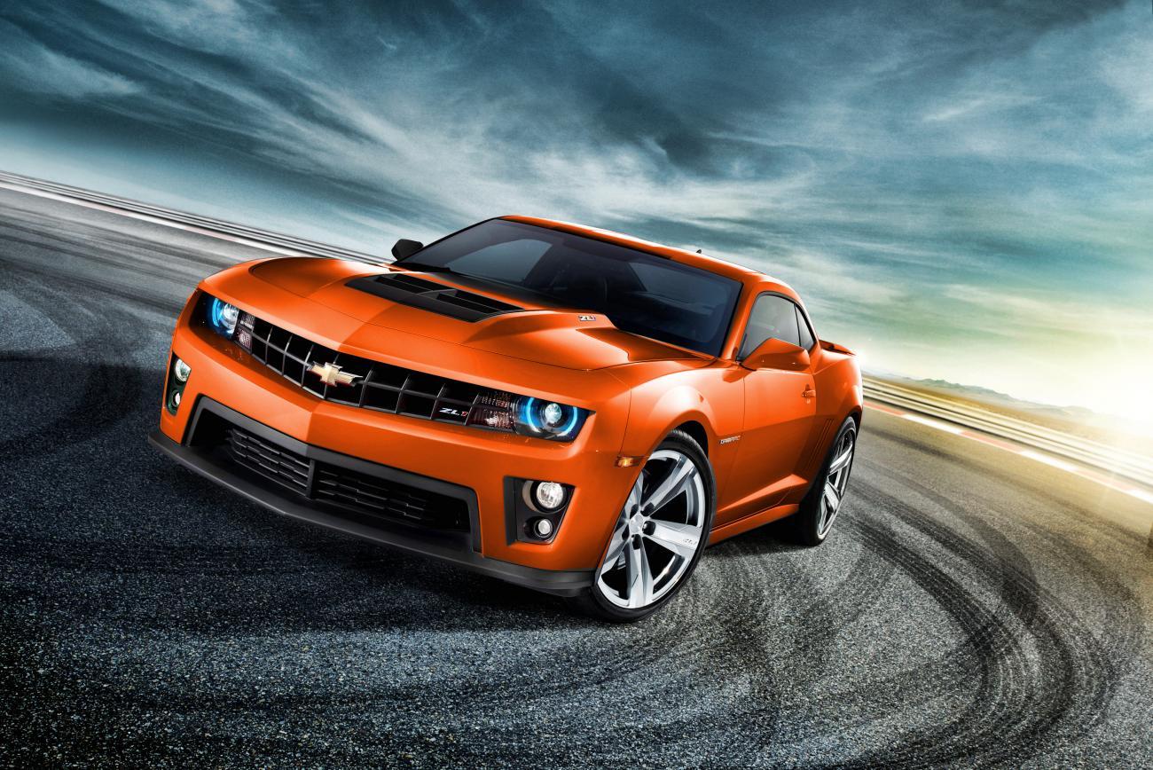 Orange Camaro Wallpaper Widescreen Hq