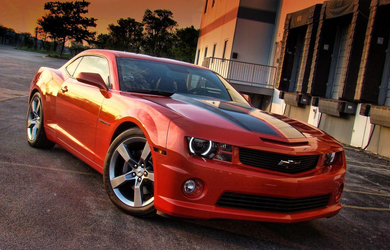 Chevrolet Camaro Black and Orange