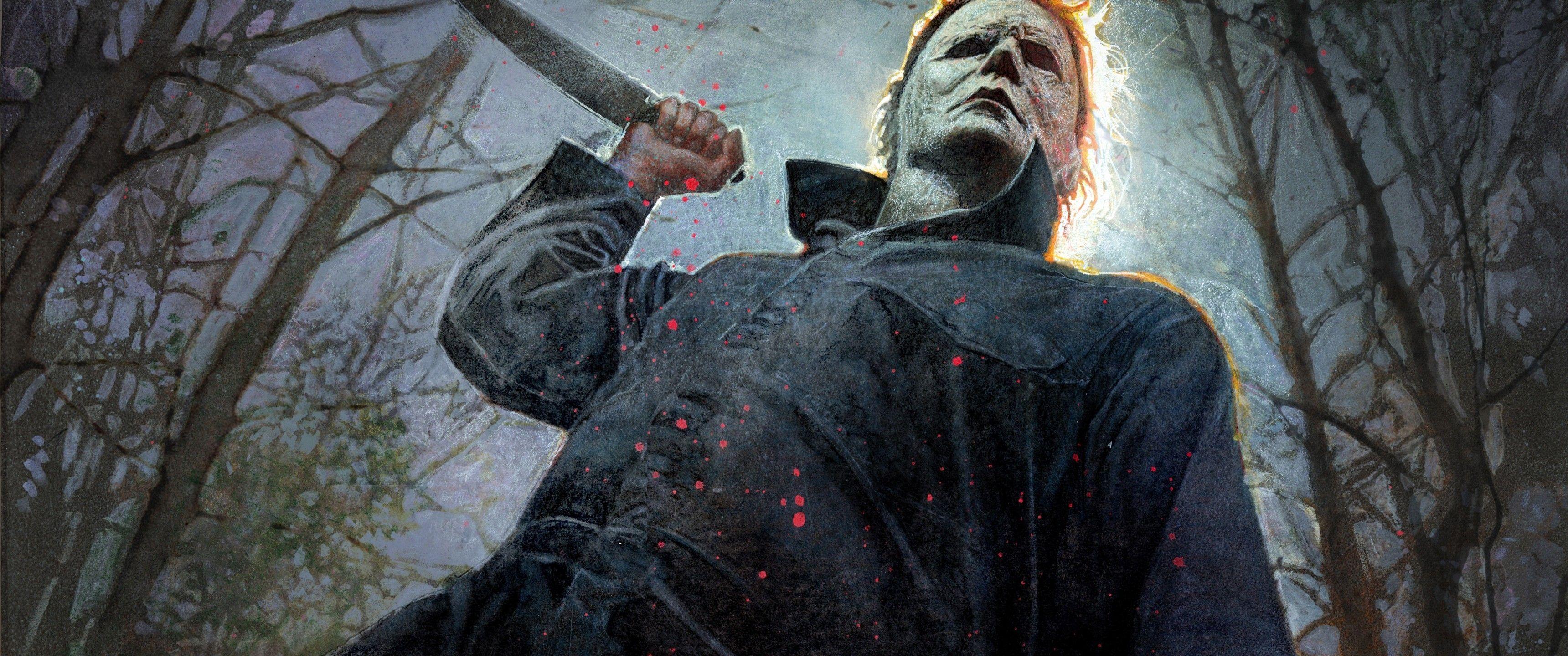 3440x1440 Download 3440x1440 Halloween Thriller, Horror Wallpaper