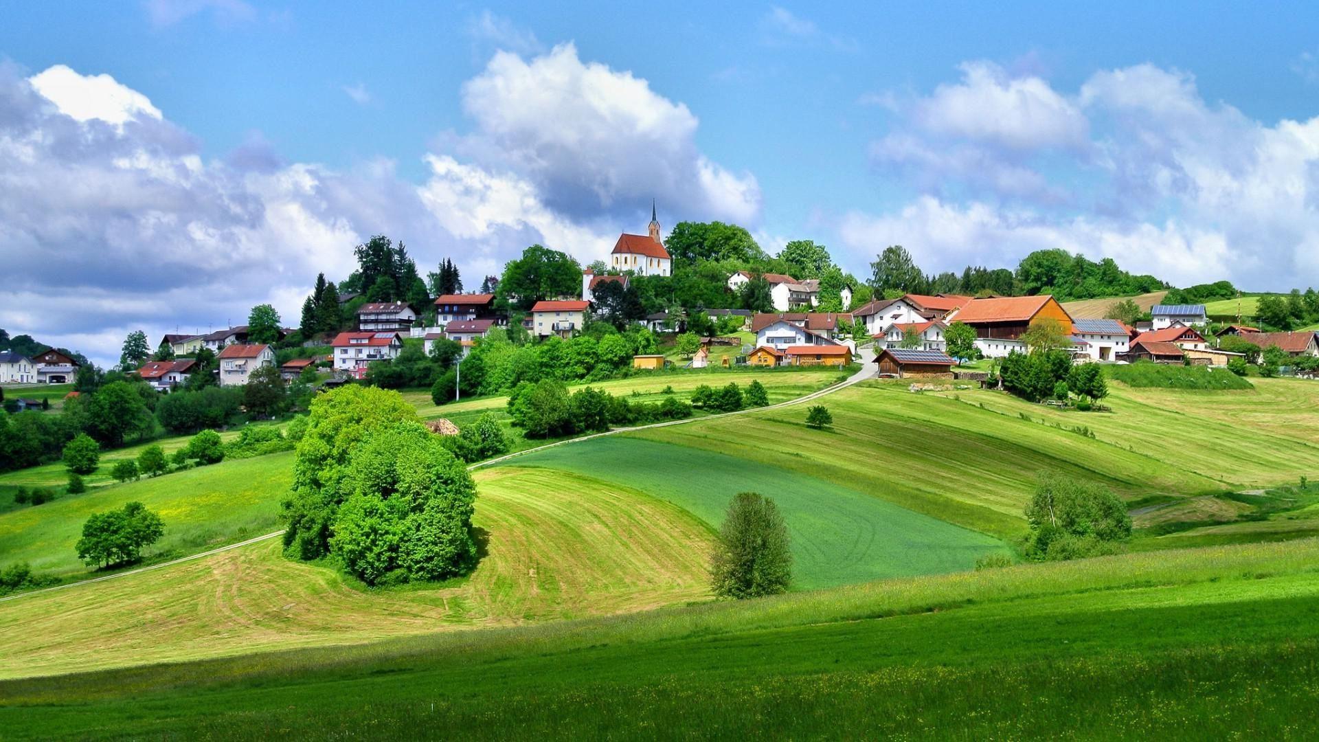 1920x1080 Village Wallpaper Wallcoverings