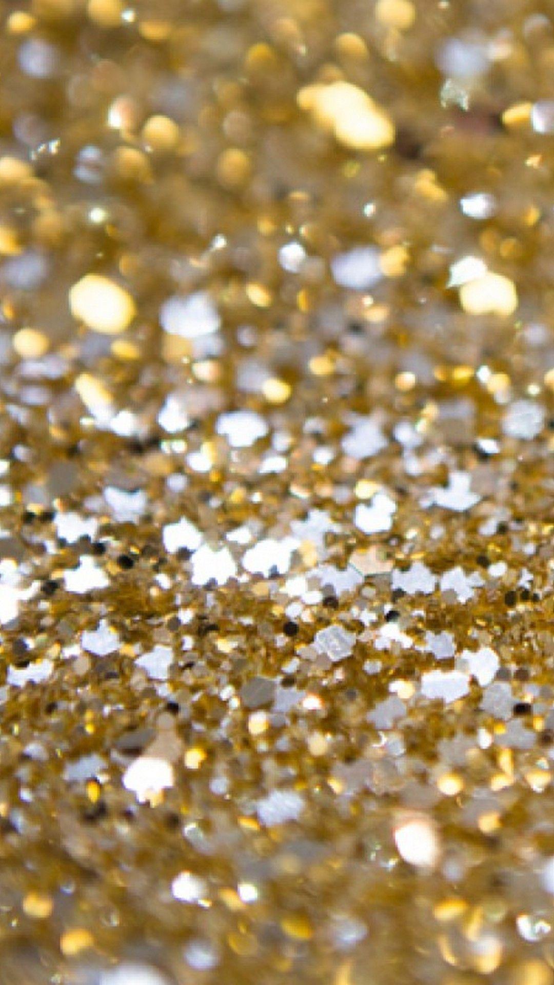 Gold Glitter Wallpaper for Phone