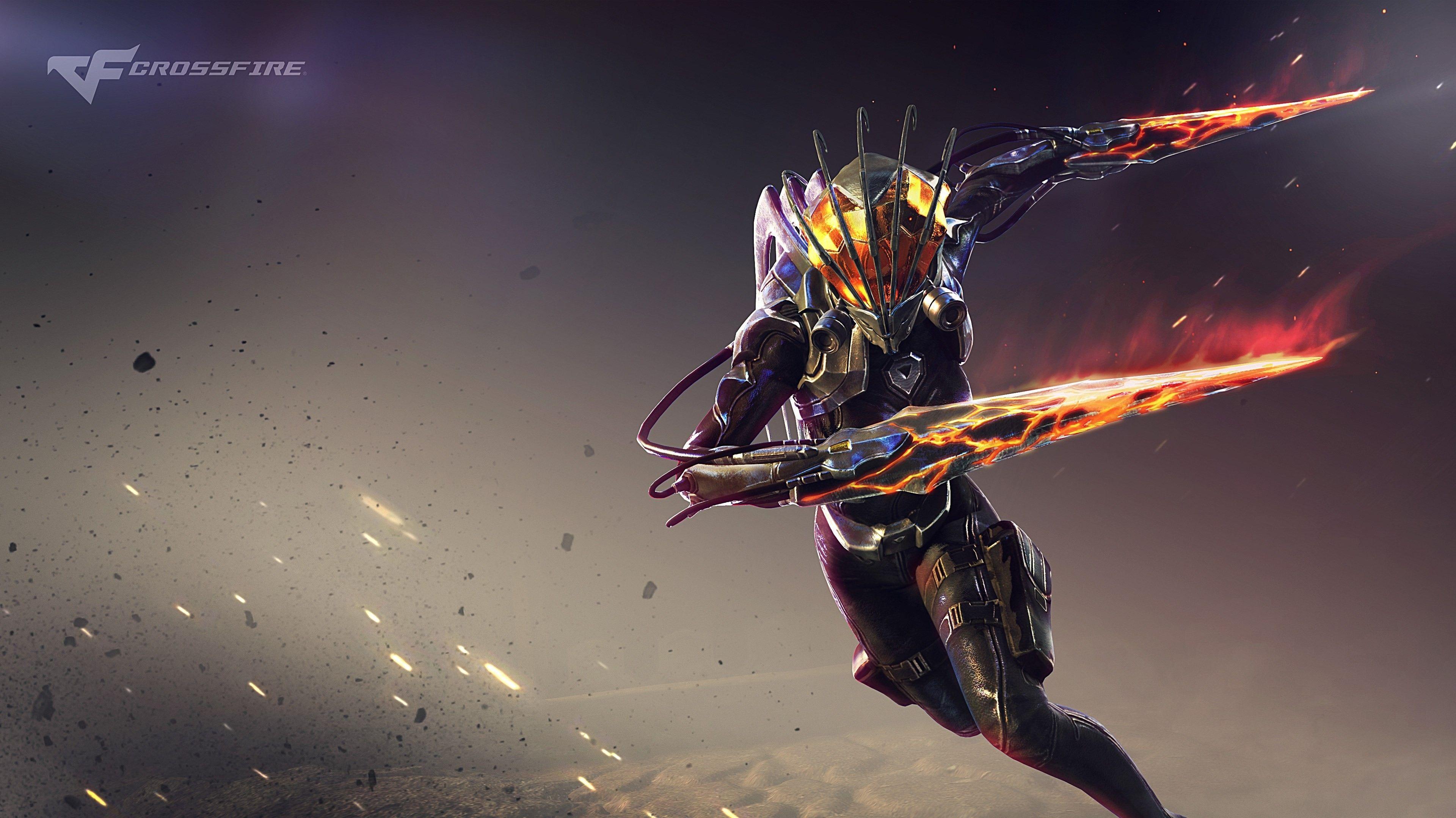 3840x2160 Rain Ninja Assassin Wallpaper