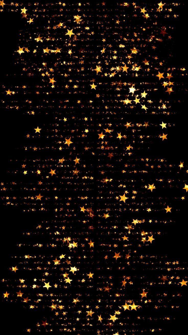 736x1308 Glitter Wallpaper iPhone Gold